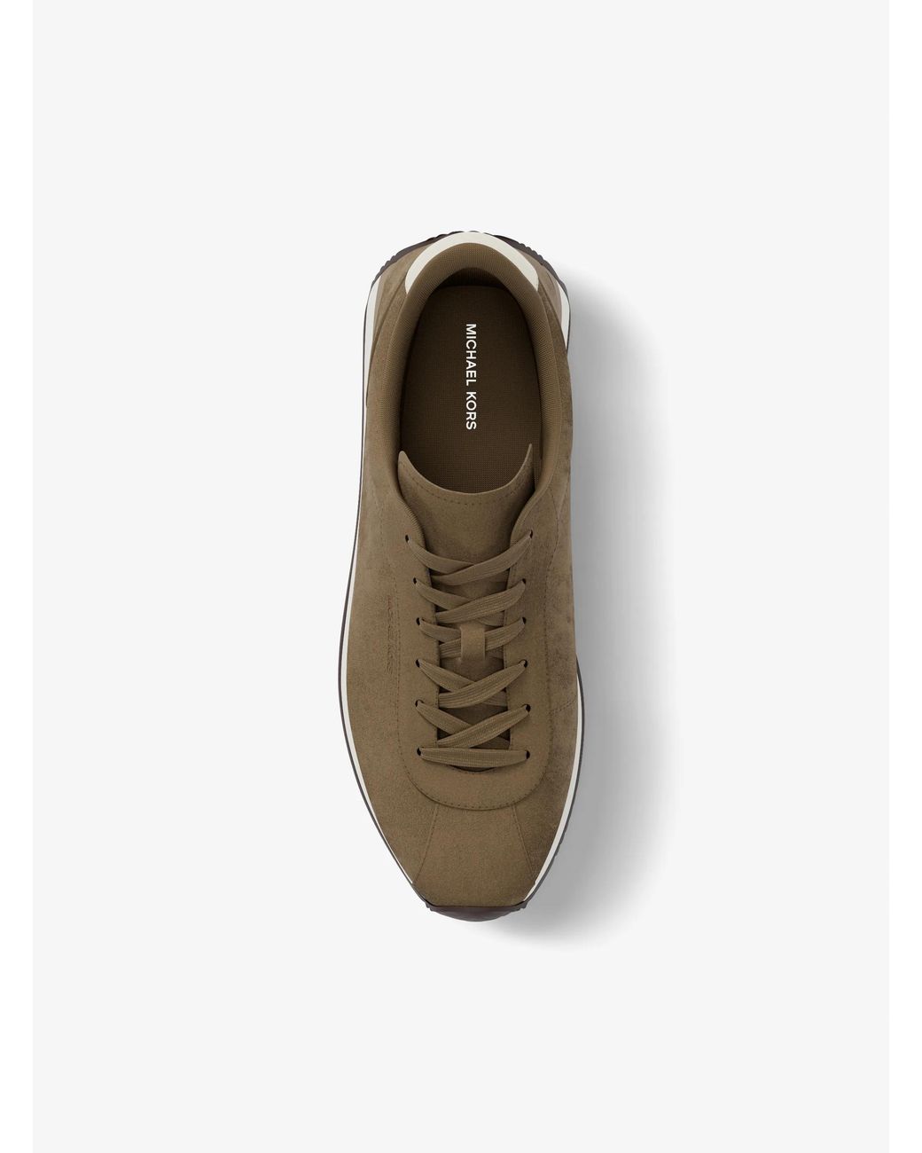 Michael Kors Natural Rhodes Suede Trainer for men