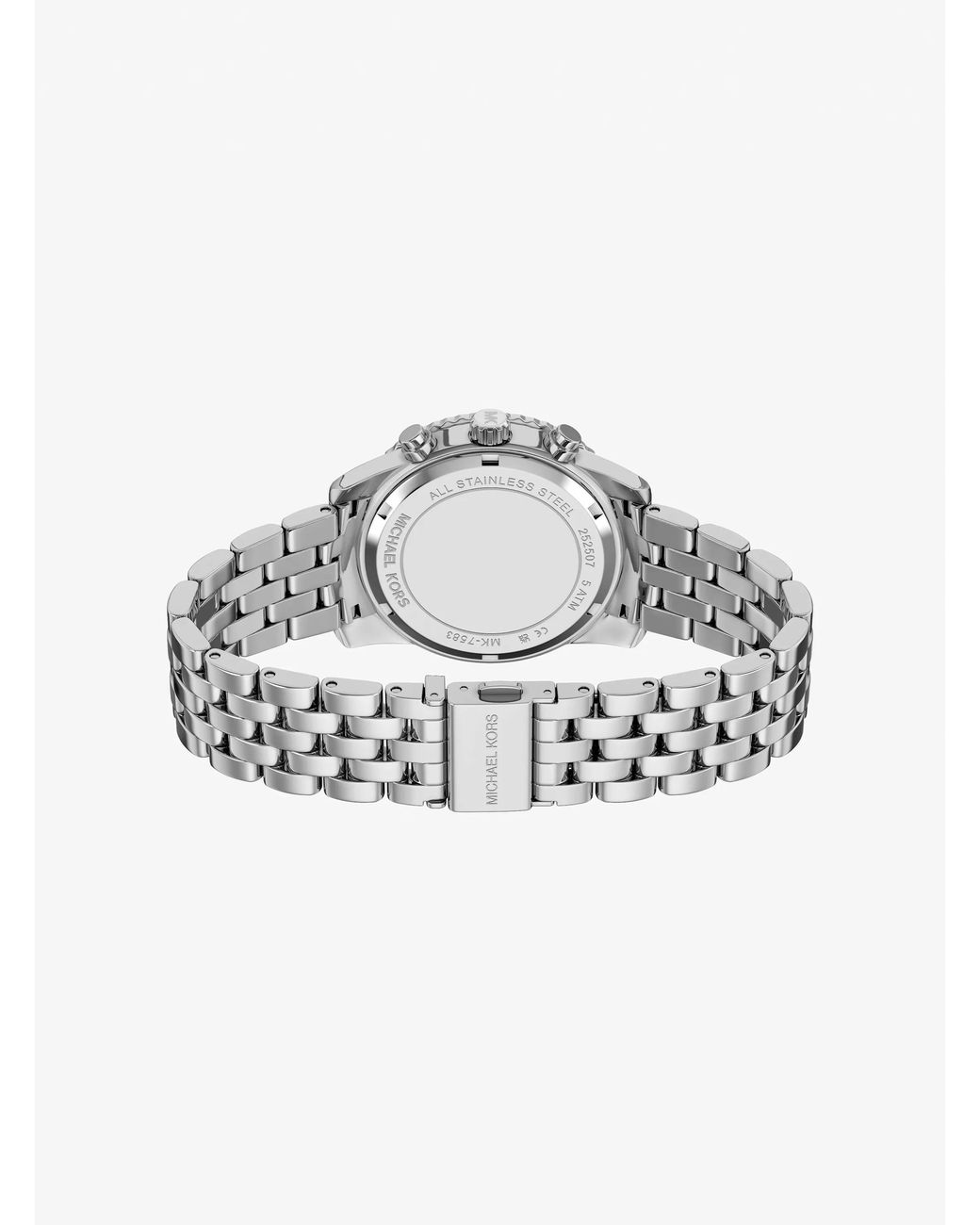 Michael Kors Green Mk Bryant Pavé-Tone Watch