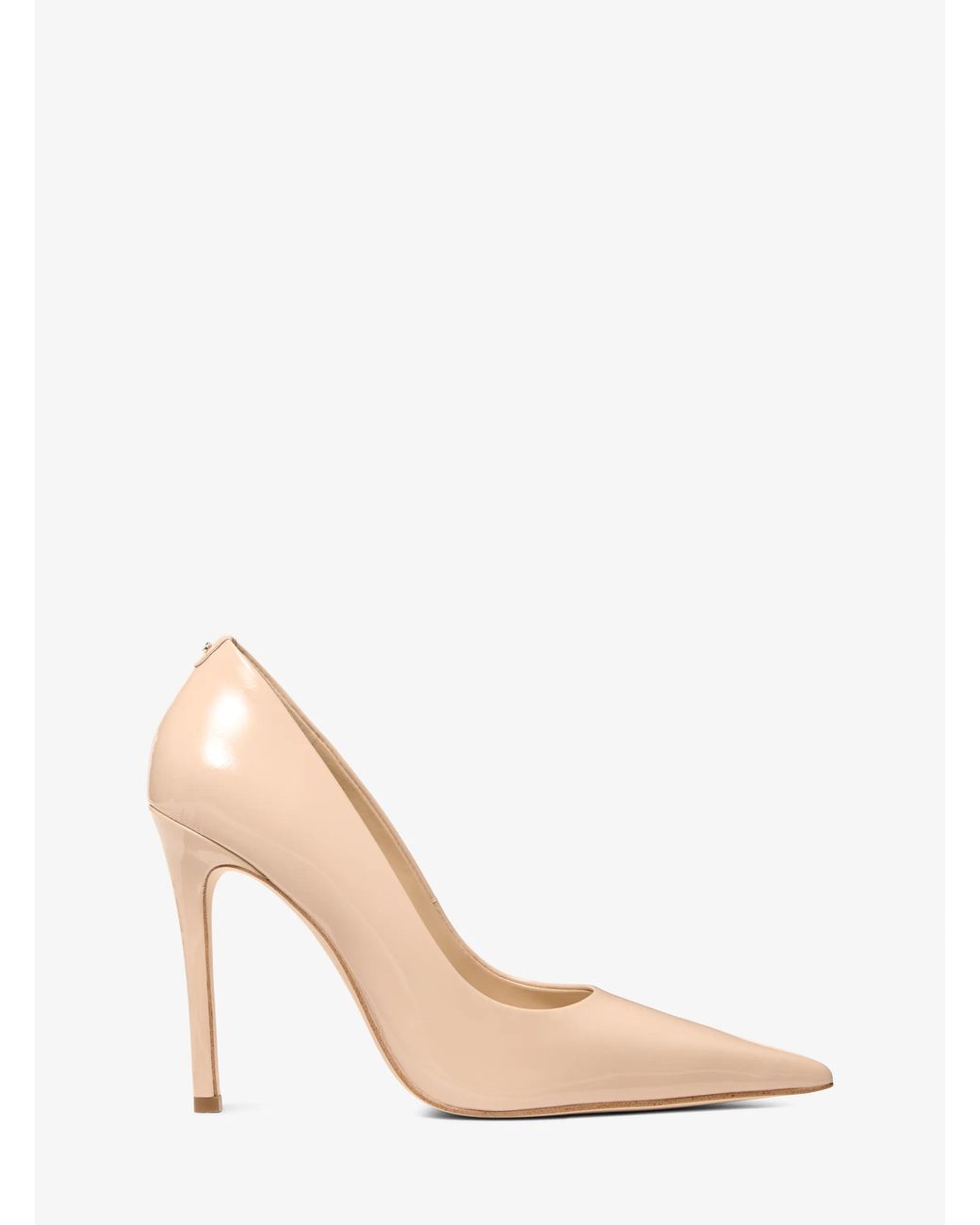MICHAEL Michael Kors Natural Mk Elyse Patent Leather Pump