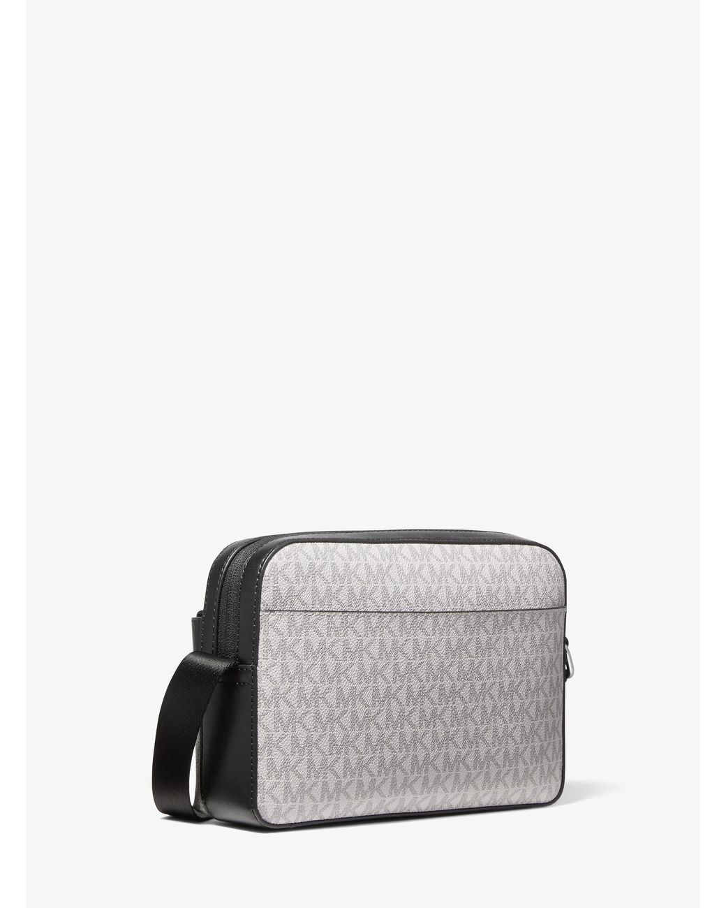 Michael Kors Gray Mk Jet Set Logo Crossbody Bag for men