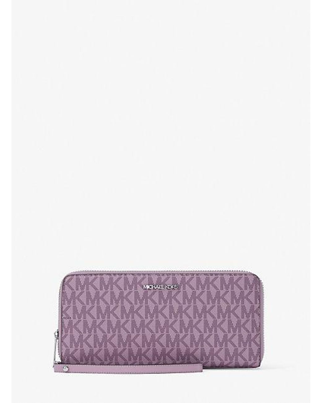 Michael Kors Jet Set Large Signature Logo Continental Wallet in