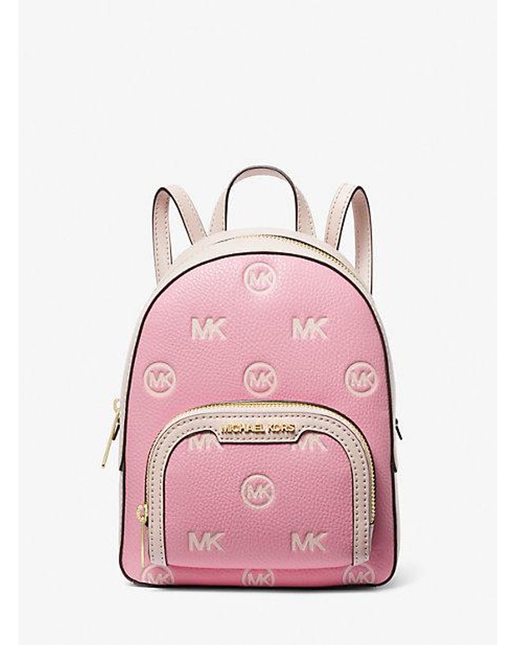Michael kors pink deals backpack with studs