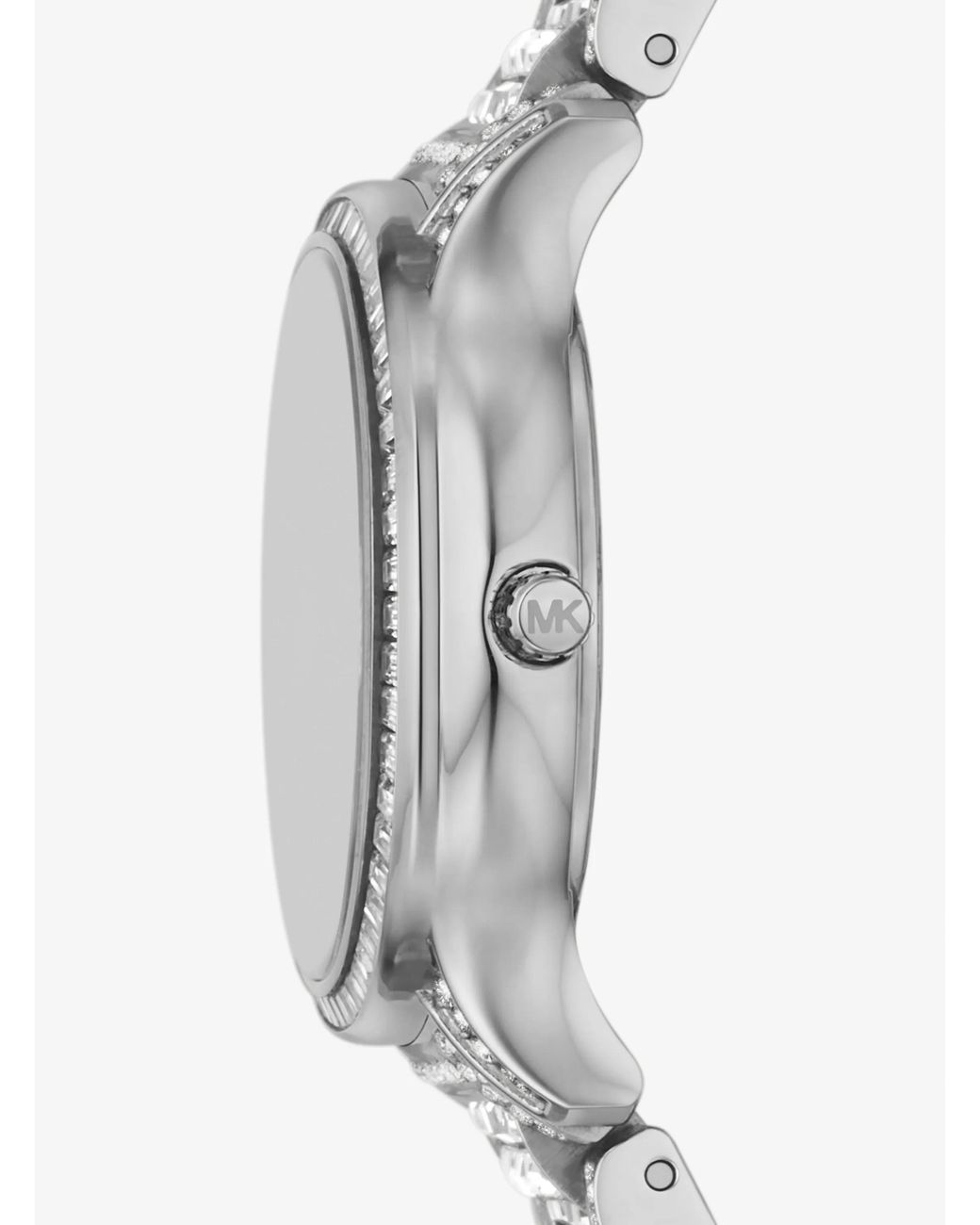 Michael Kors White Mk Limited-Edition Mini Sage Pavé-Tone Watch