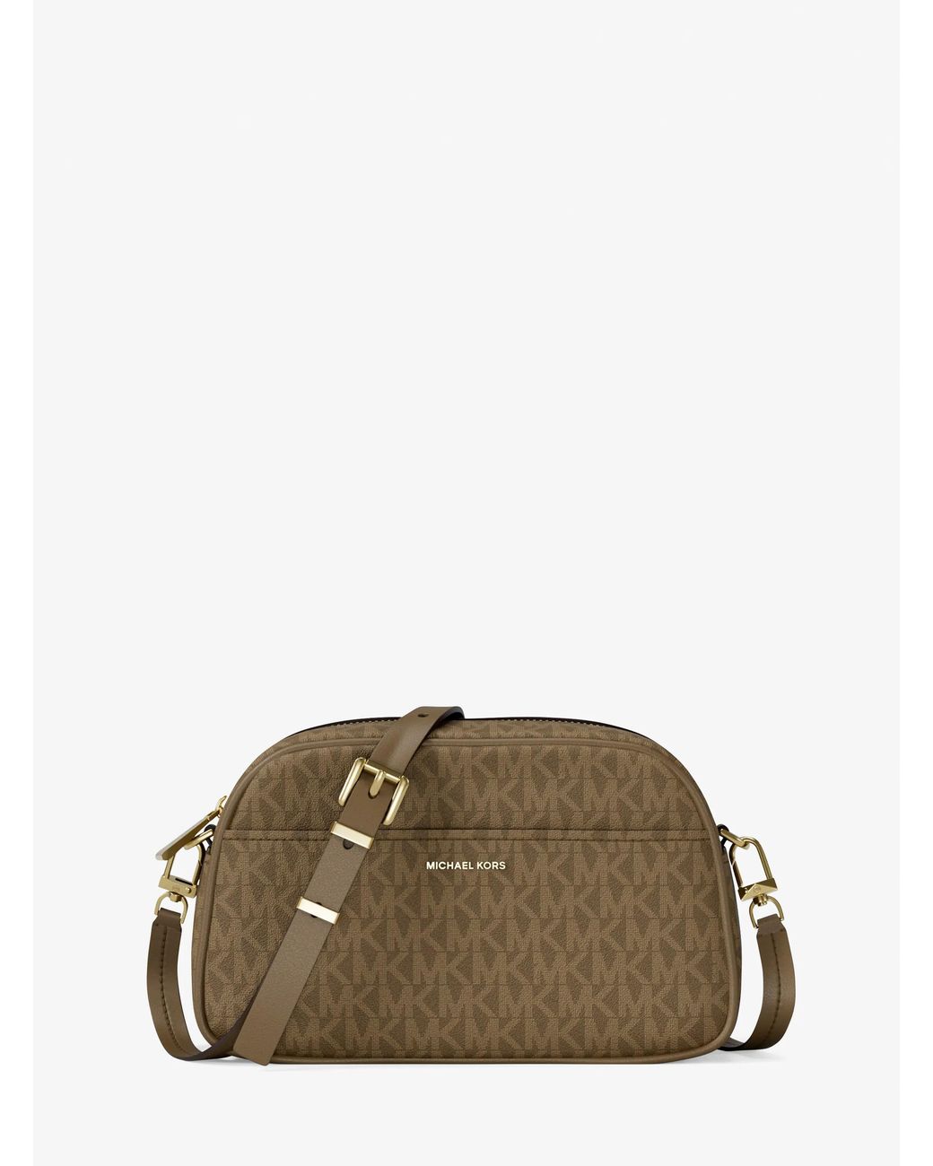 MICHAEL Michael Kors Green Mk Jet Set Small Signature Logo Camera Crossbody Bag