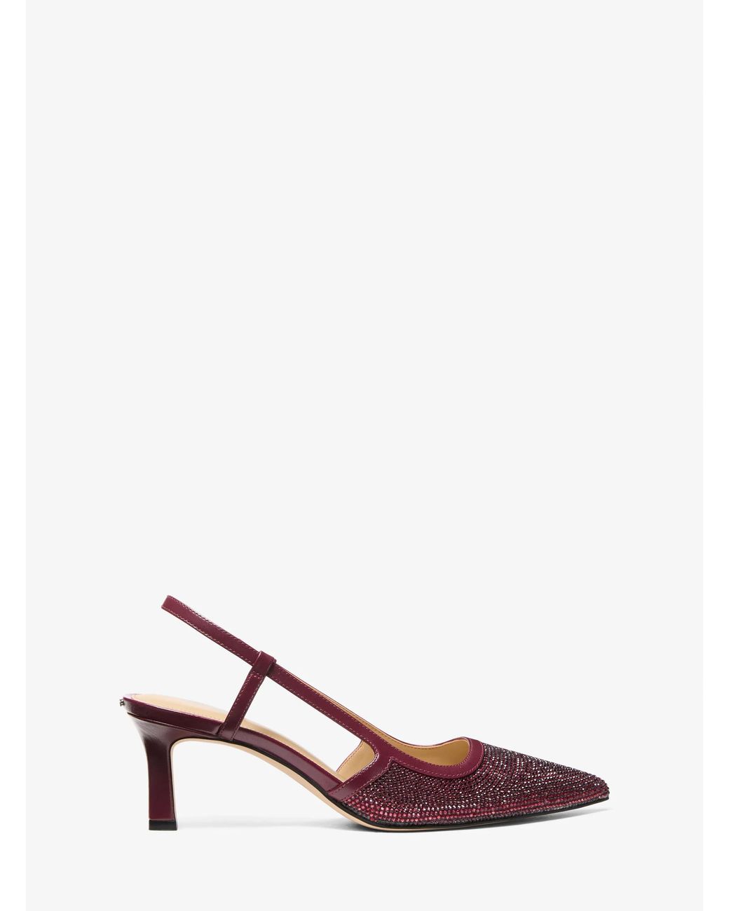 MICHAEL Michael Kors Pink Mk Alora Suede Slingback Pump