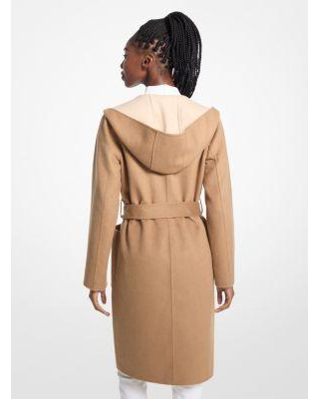 Michael kors long wool coat on sale