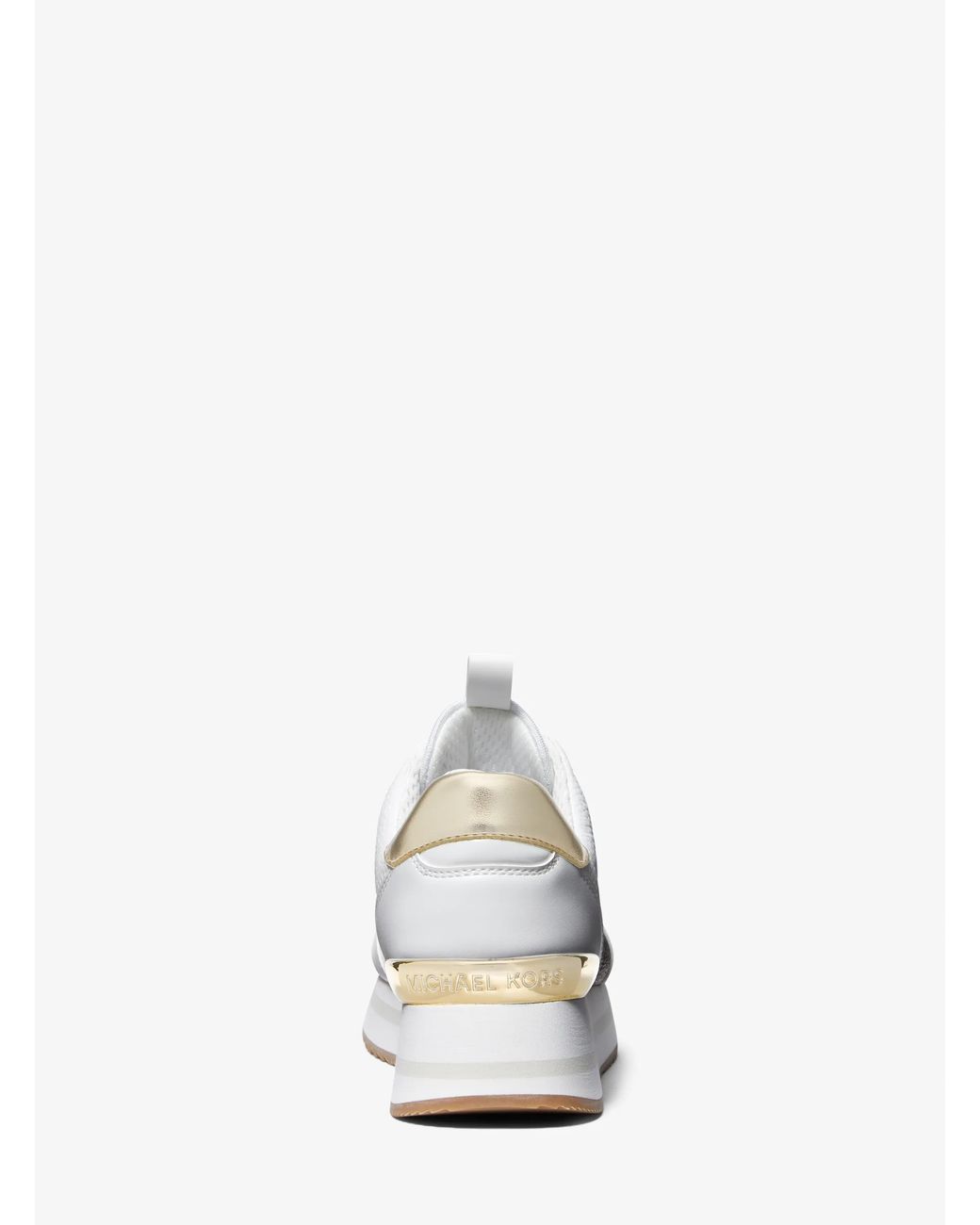 MICHAEL Michael Kors White Raina Trainer