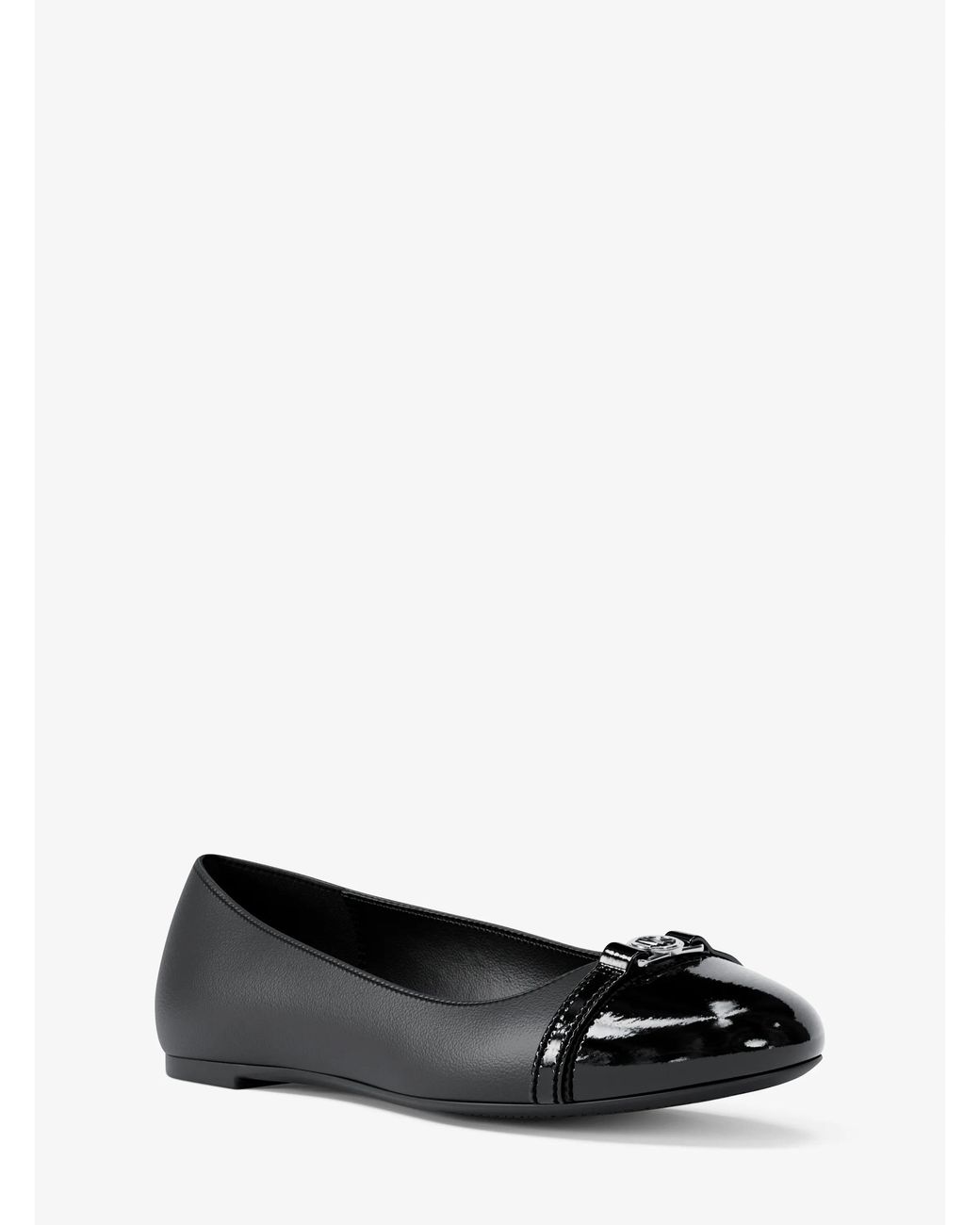 MICHAEL Michael Kors White Mk Mandy Leather Moccasin
