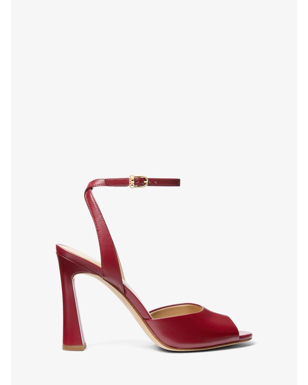MICHAEL Michael Kors Red Michael Kors Rosie Leather Sandal