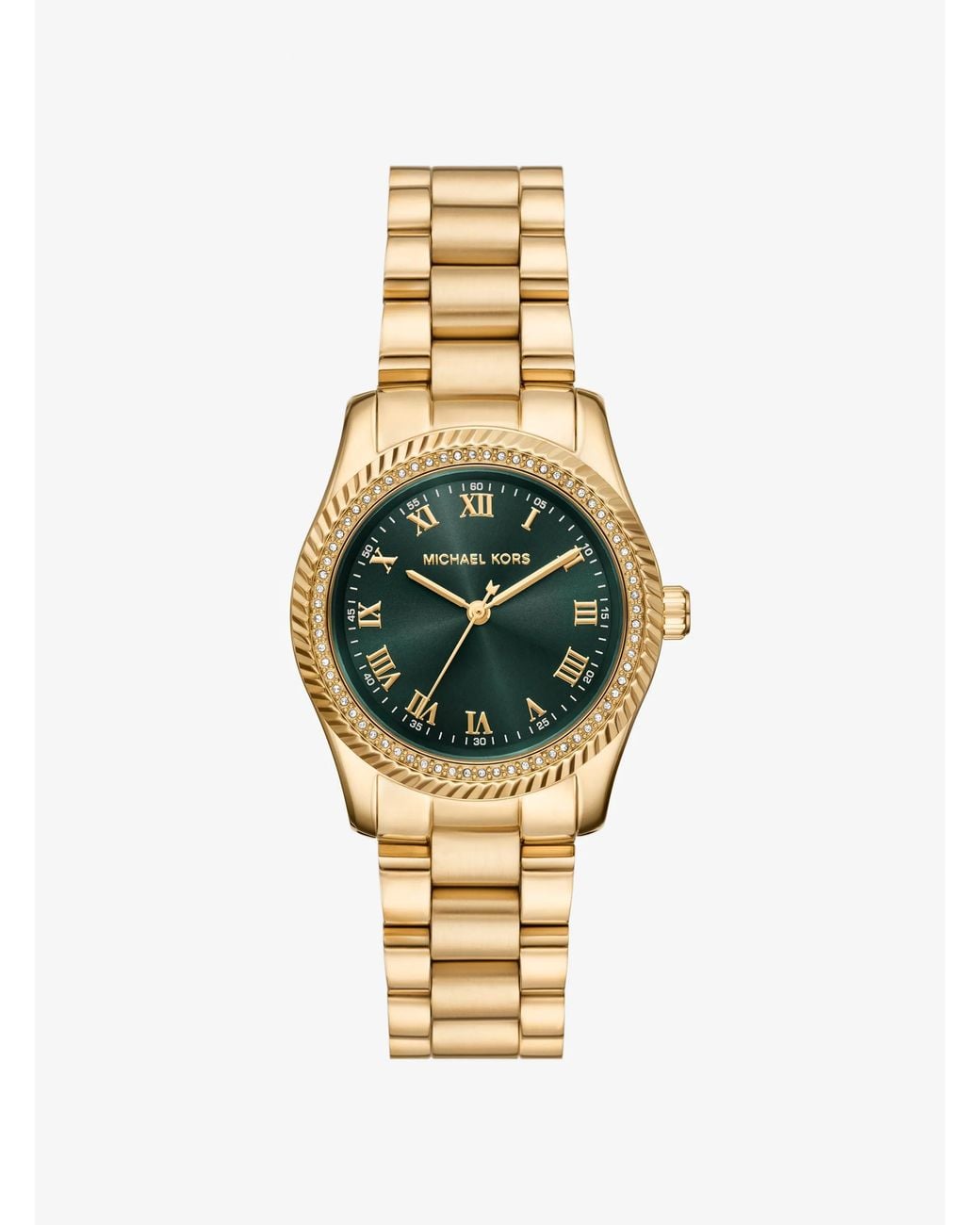 Michael Kors Metallic Mini Lexington-Tone Watch