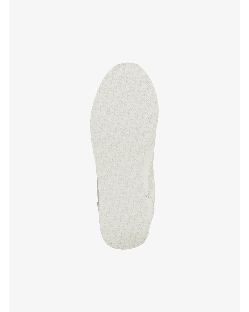 MICHAEL Michael Kors White Mk Cindy Smooth And Signature Logo Trainers