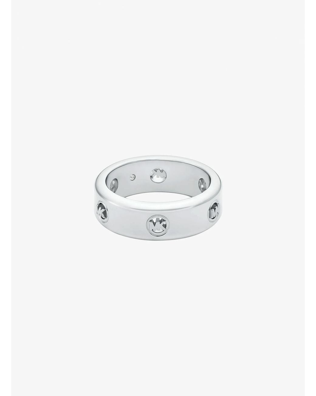 Michael Kors White Logo Ring