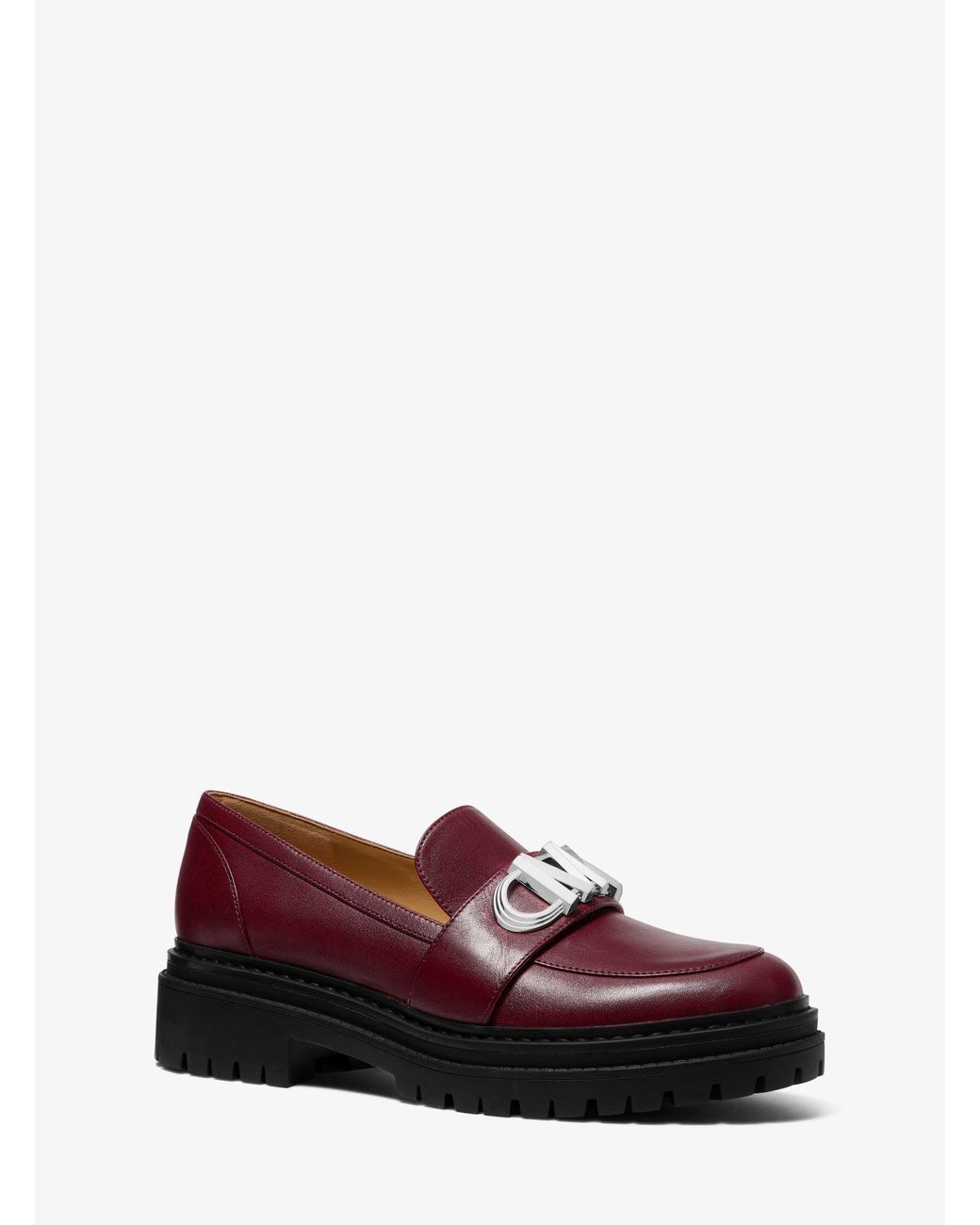 michael kors ripley leather loafer
