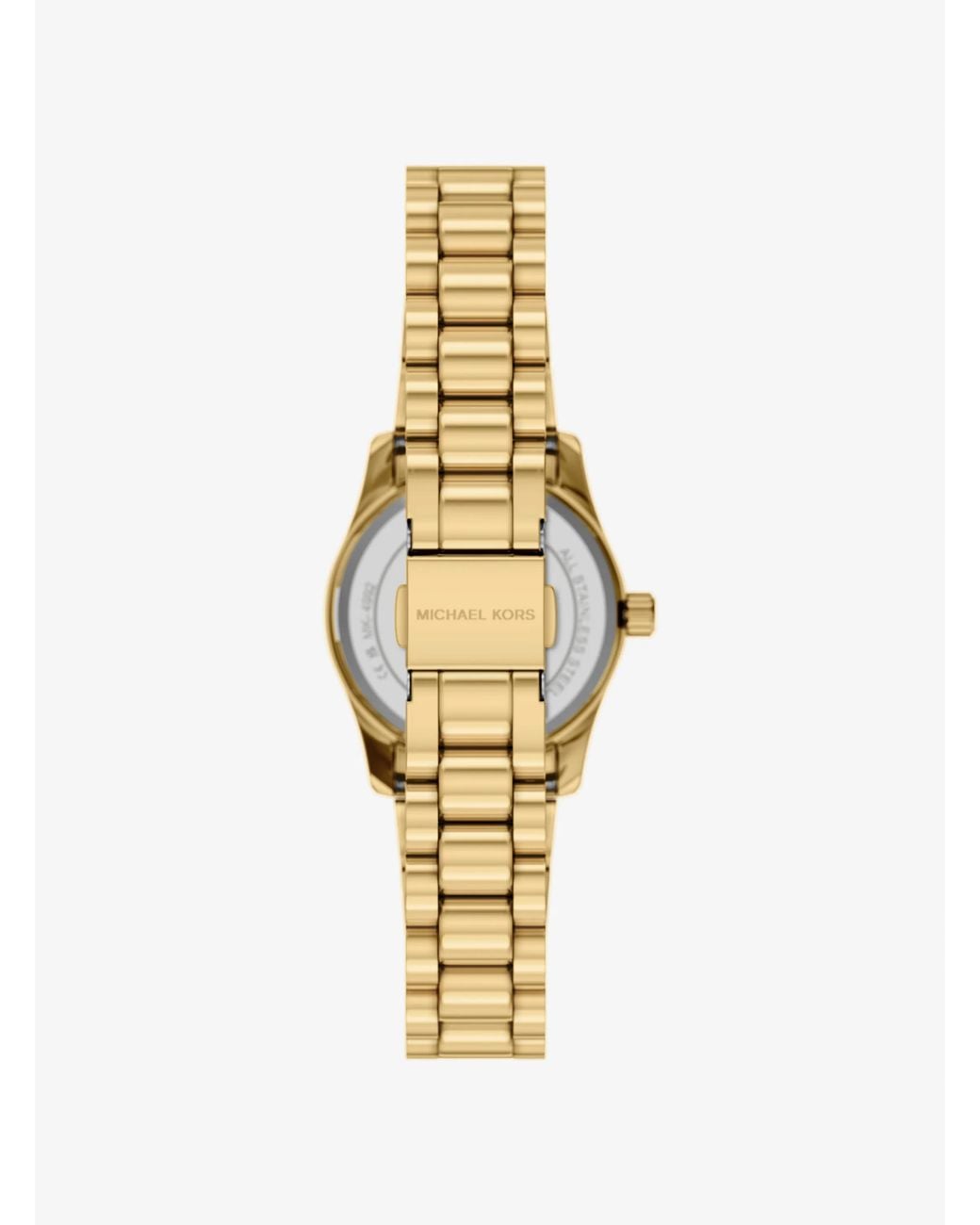 Michael Kors White Petite Lexington Pavé Watch And Heart Bracelet Gift Set