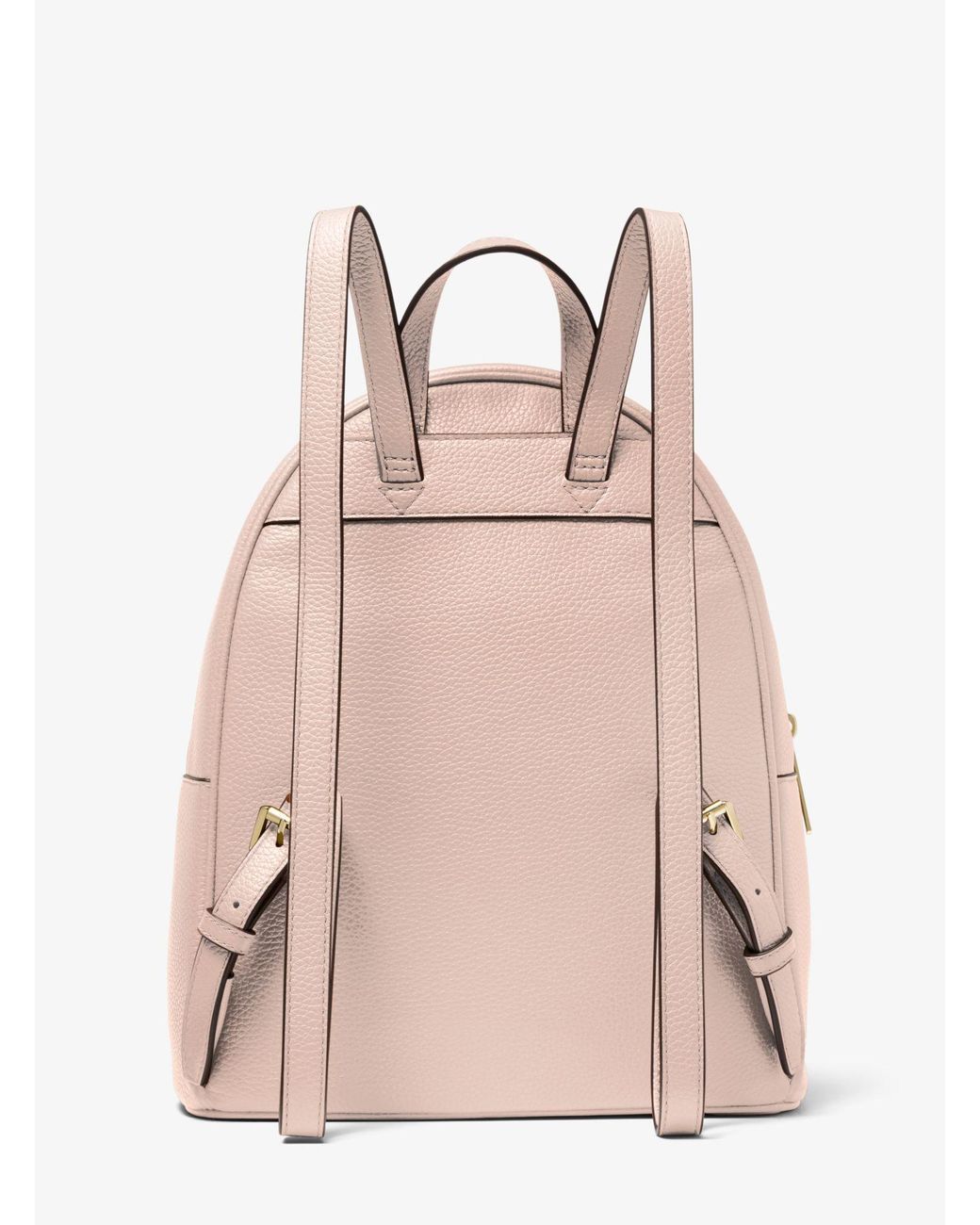 abbey medium pebbled leather backpack