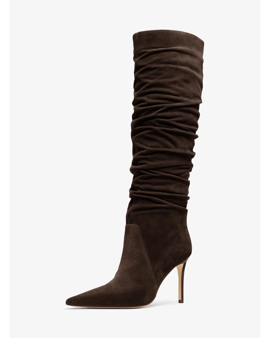 MICHAEL Michael Kors Brown Mk Dawn Leather Boot