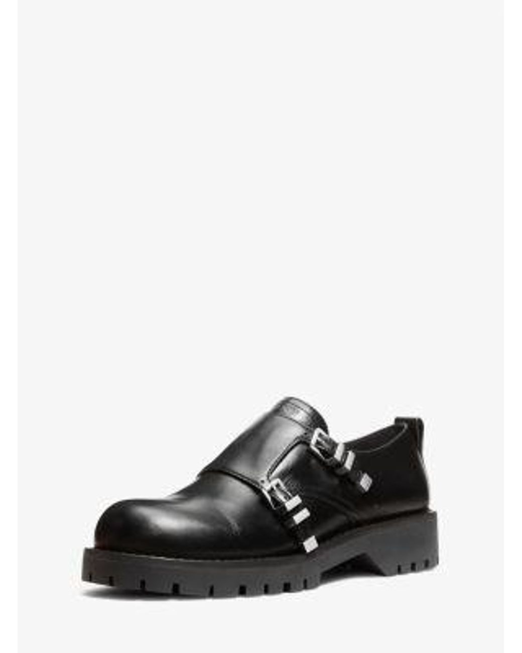 MICHAEL Michael Kors Black Mk Darrington Leather Loafer