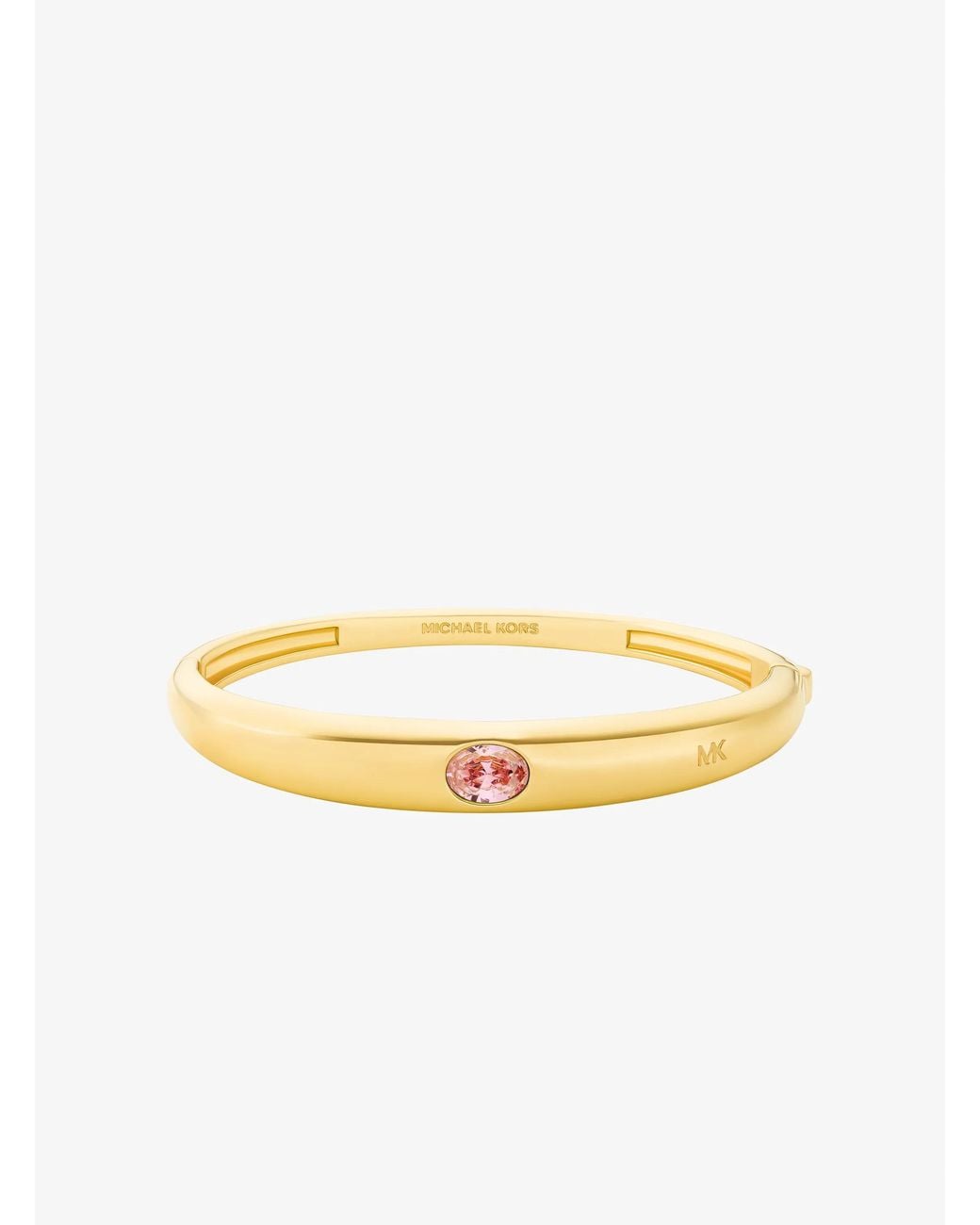 Michael Kors Metallic Oval Stone Bangle