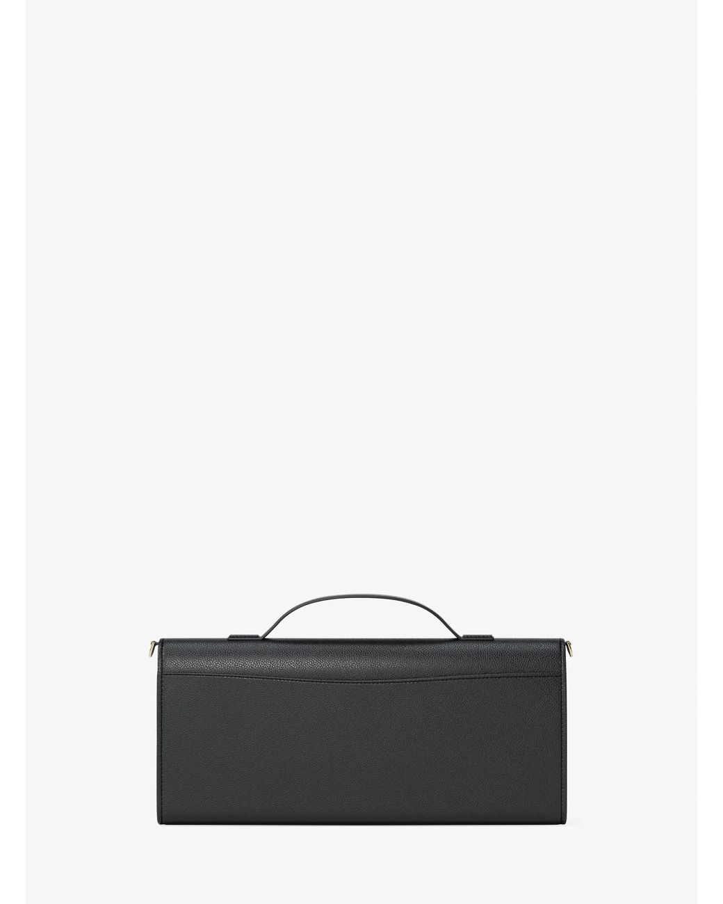MICHAEL Michael Kors Black Mk Hamilton Moderne Medium Leather Convertible Clutch