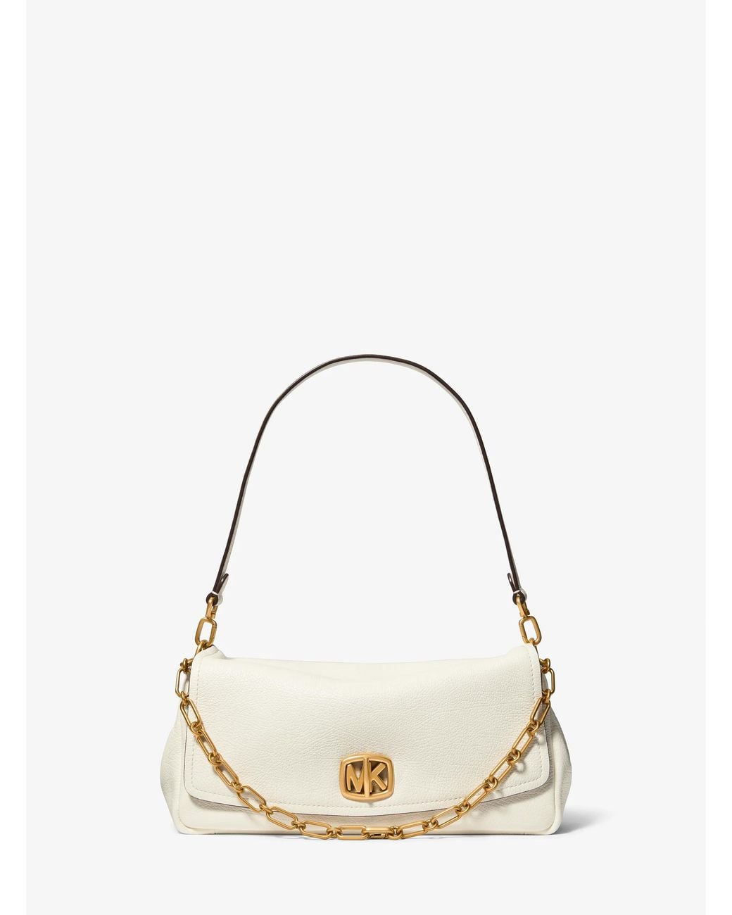 MICHAEL Michael Kors Natural Mk Bryant Large Textured Leather Convertible Shoulder Bag