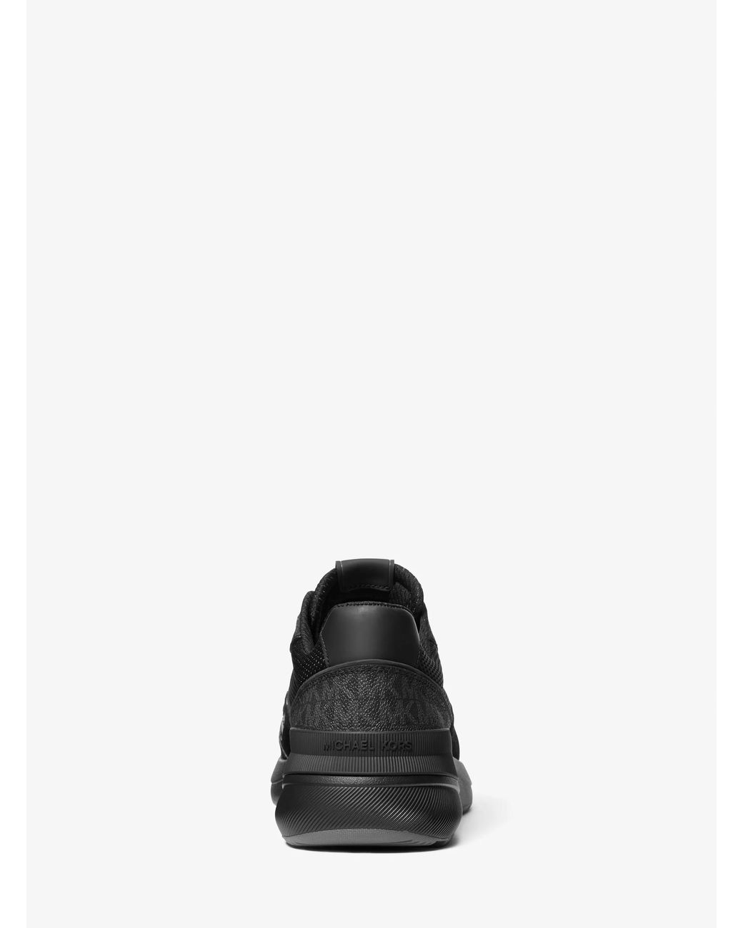 Michael Kors Black Trevor Trainer Lace Up Sneaker for men