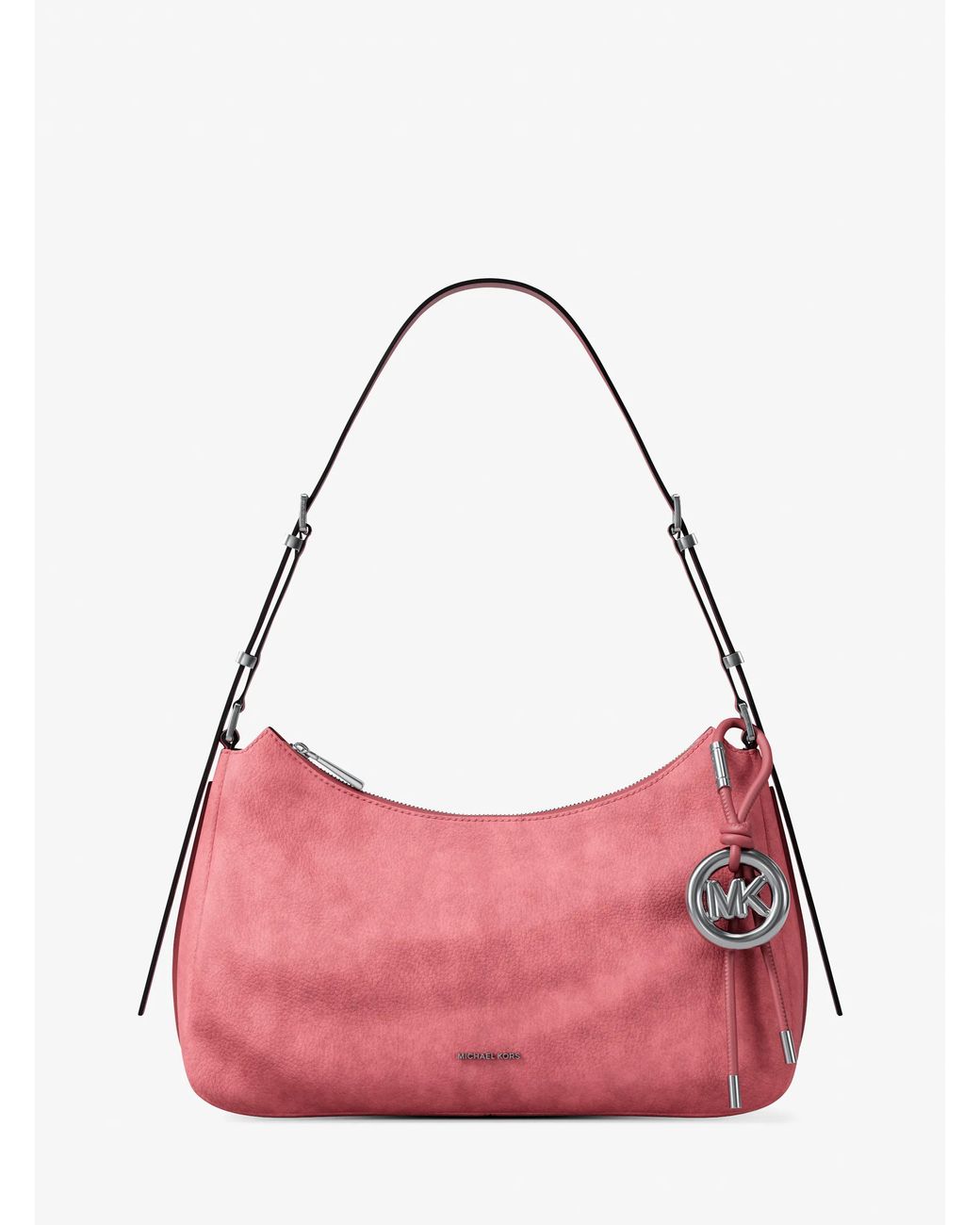 MICHAEL Michael Kors Pink Mk Nolita Medium Nubuck Shoulder Bag