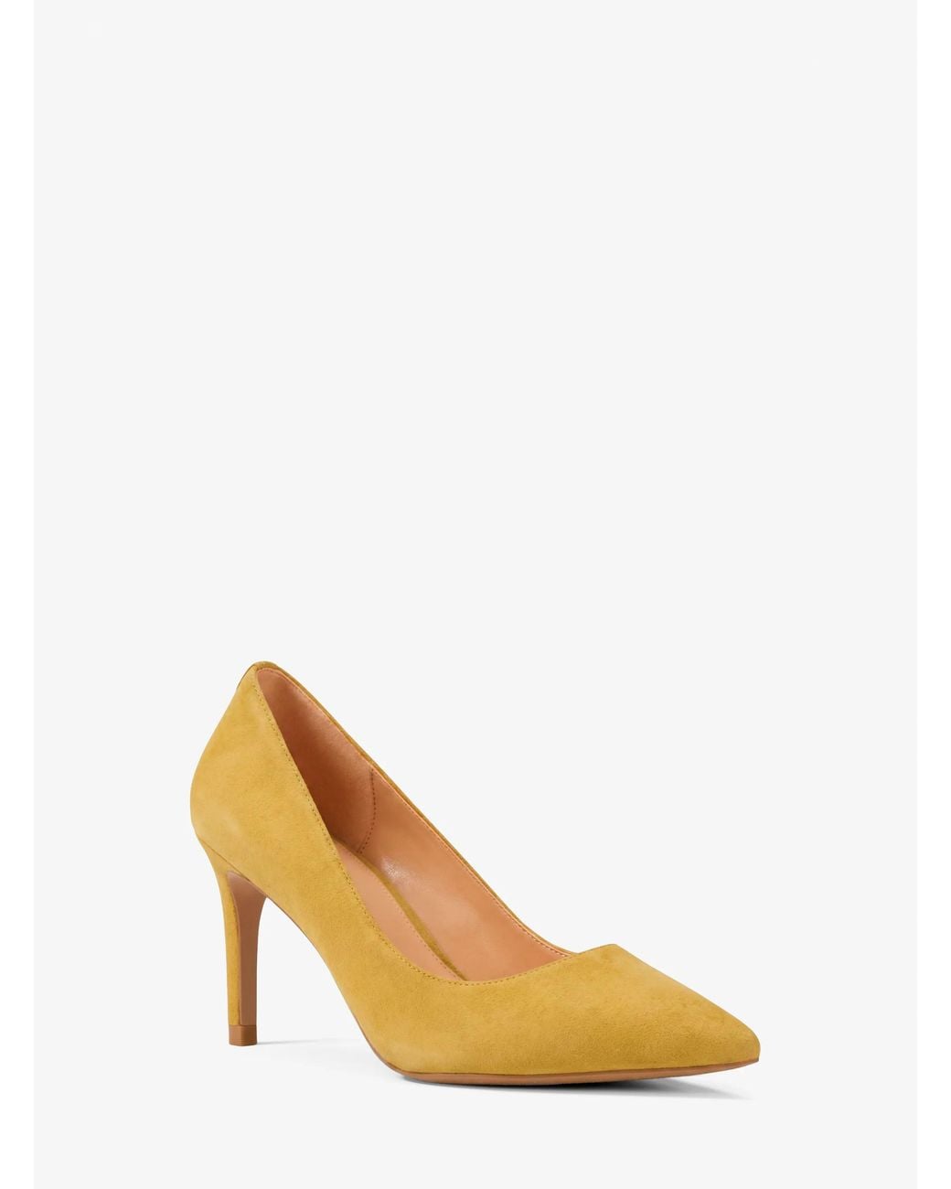 MICHAEL Michael Kors White Mk Alina Flex Suede Pump
