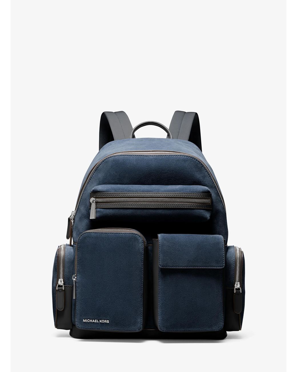 Michael Kors Blue Dakota Medium Suede Cargo Backpack for men