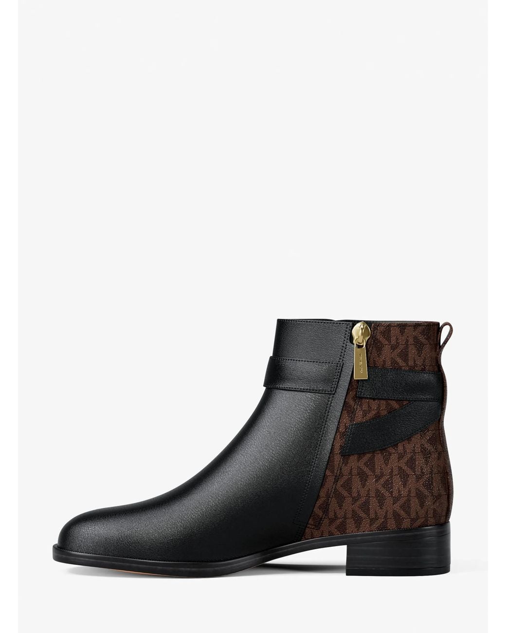 MICHAEL Michael Kors Black Mk Rachel Textured And Signature Logo Boot