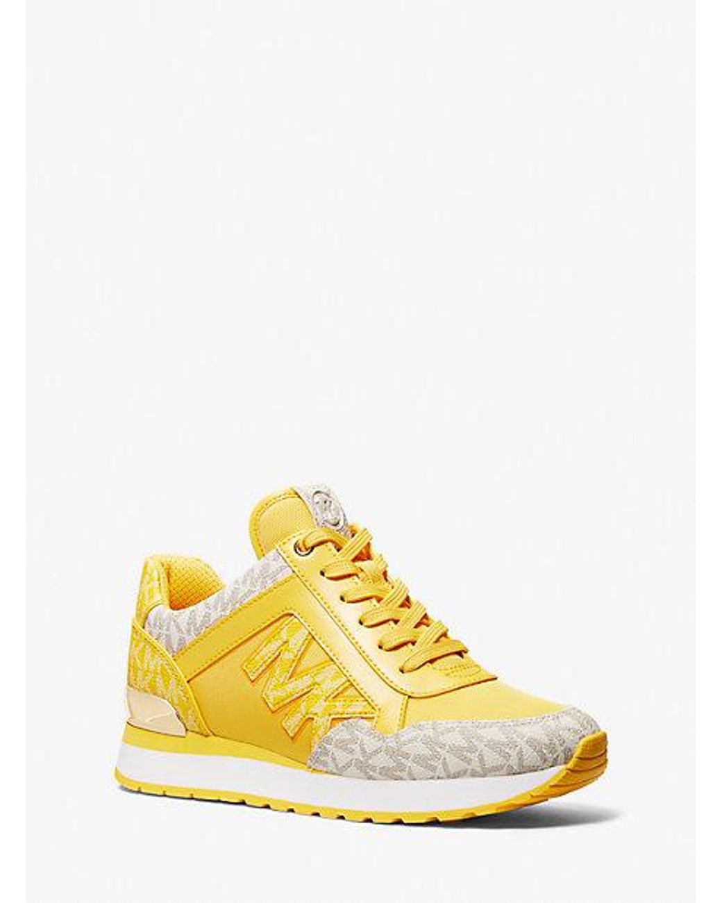 Michael kors trainers yellow sale