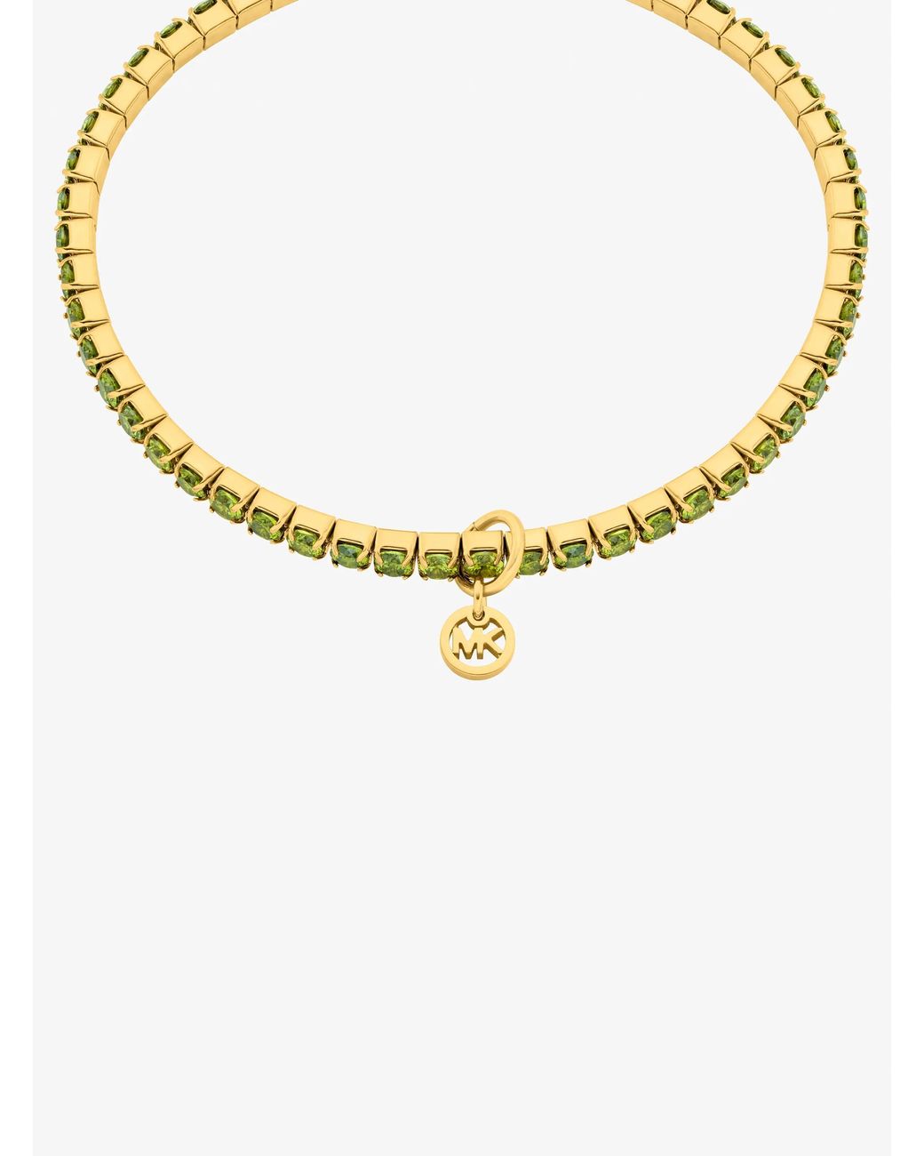 Michael Kors White Stretch Tennis Bracelet