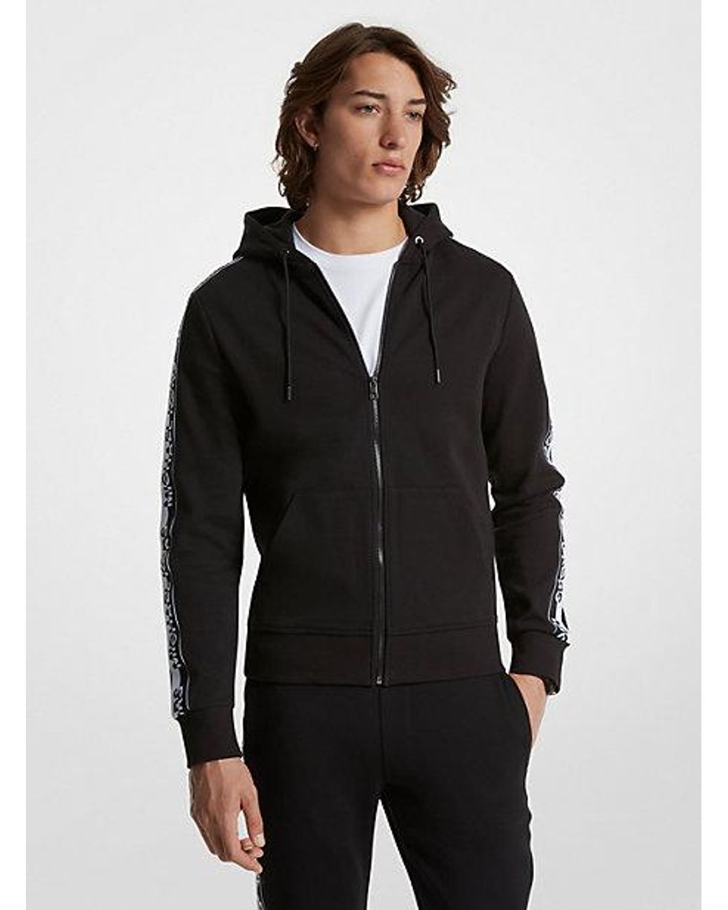 Michael kors zip up hoodie hotsell