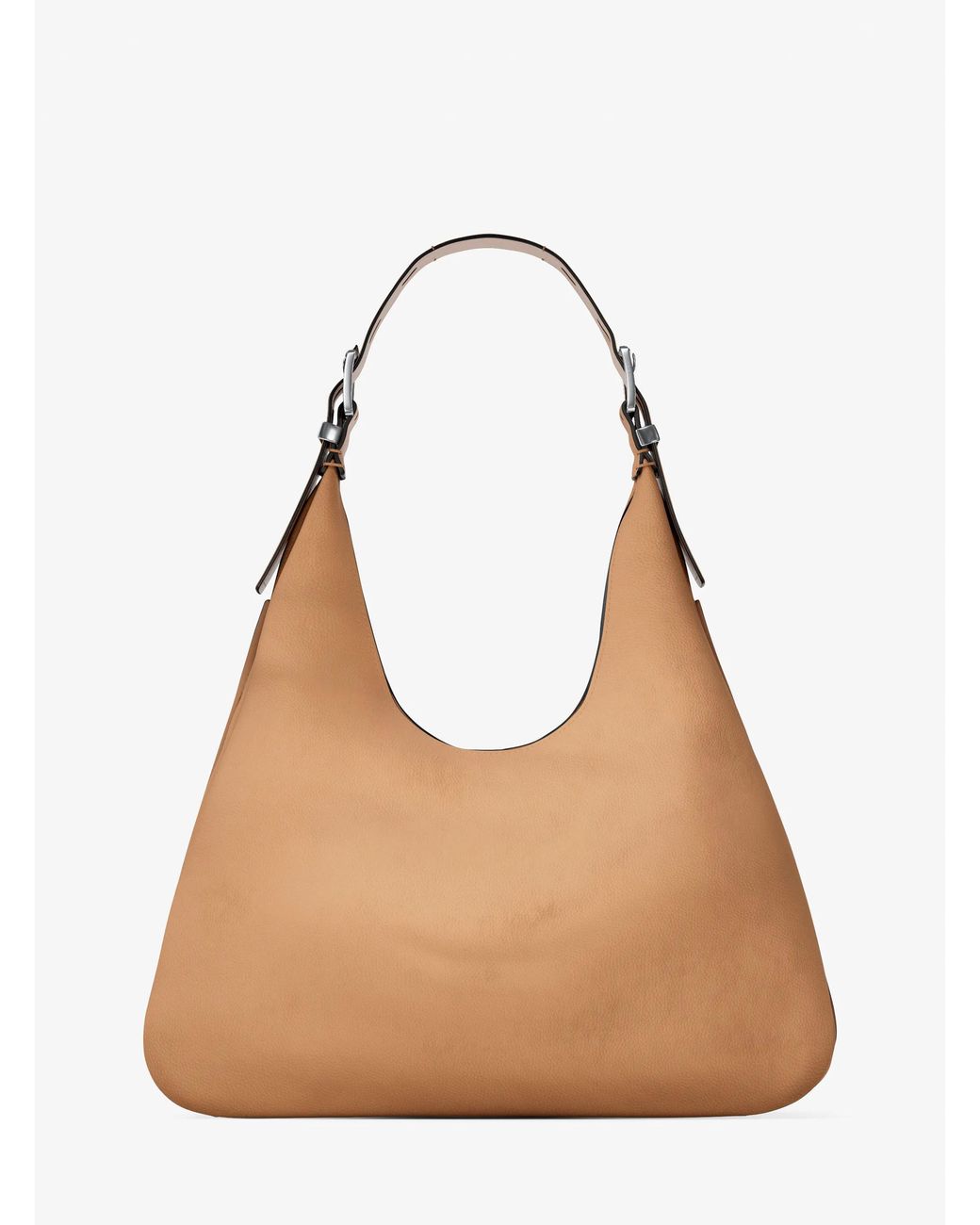 MICHAEL Michael Kors Brown Mk Nolita Large Nubuck Hobo Shoulder Bag