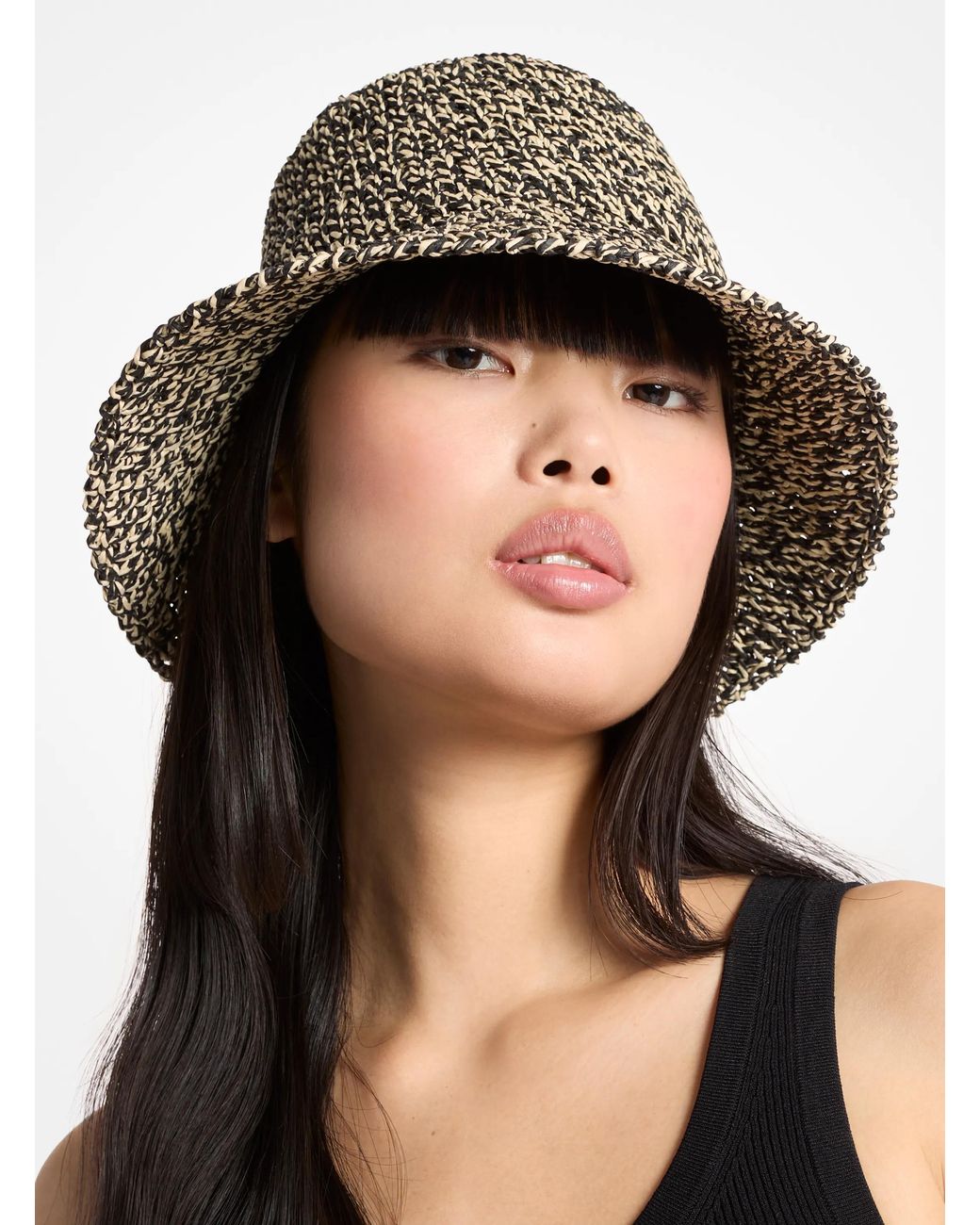 MICHAEL Michael Kors Natural Mk Crocheted Bucket Hat