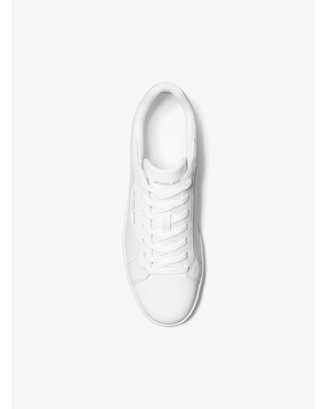 Michael Kors White Michael Kors Keating Leather Sneaker for men