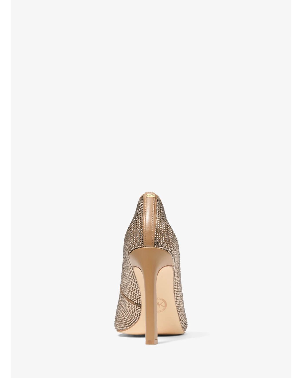 MICHAEL Michael Kors White Mk Amara Embellished Pump