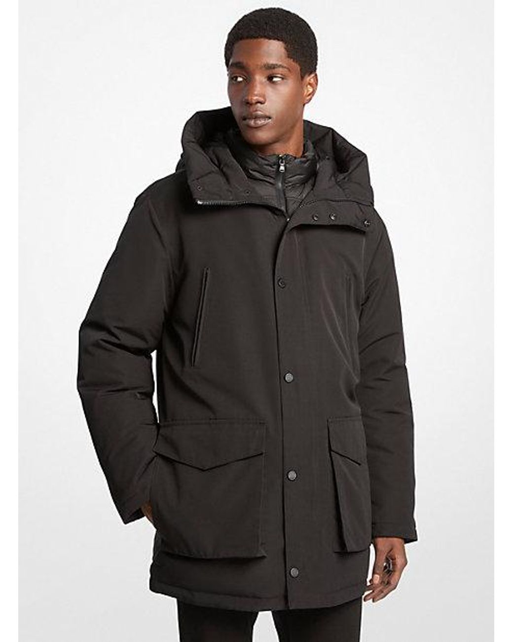 Michael Kors Paxville Parka in Black for Men | Lyst