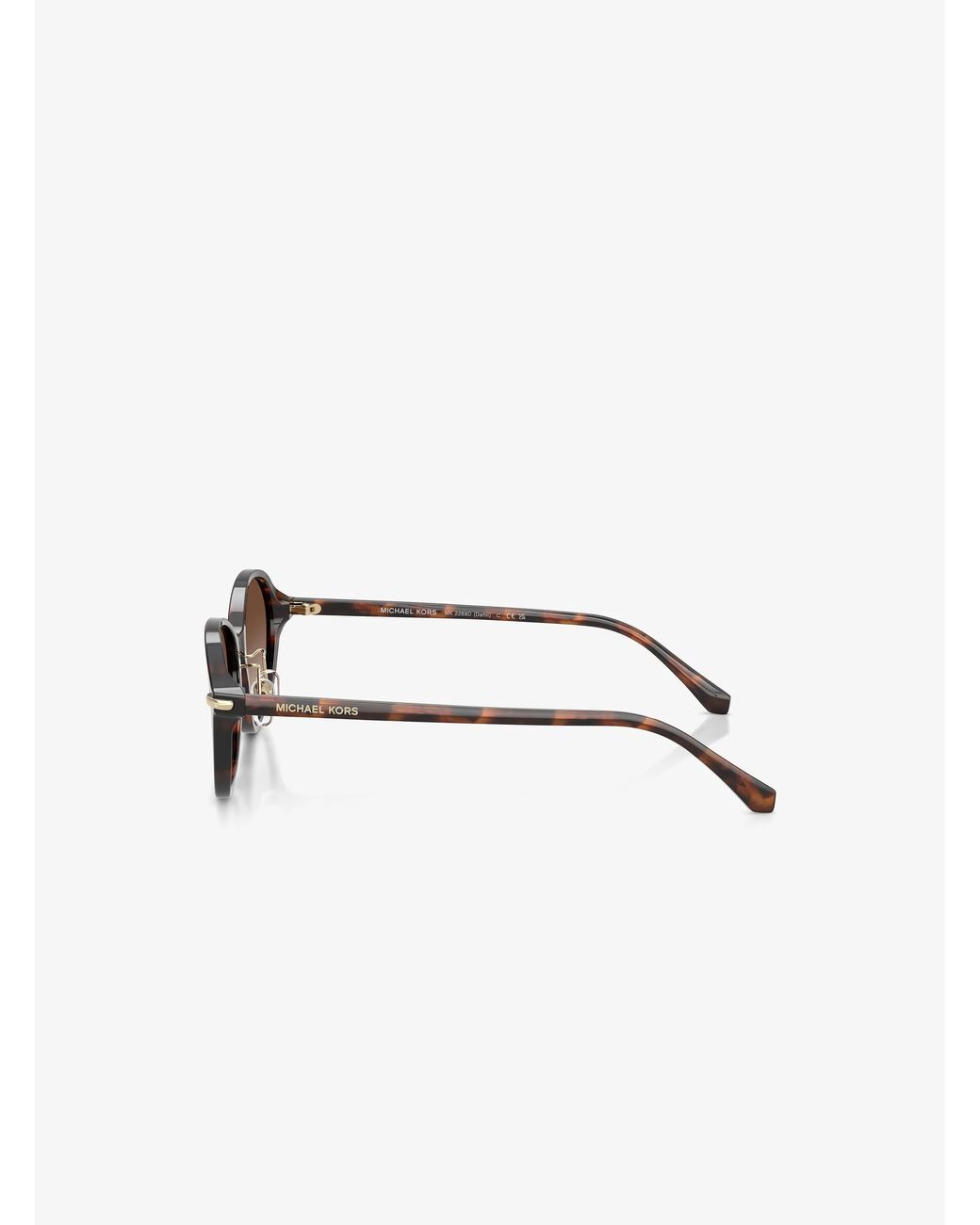 Michael Kors White Mk Half Moon Sunglasses