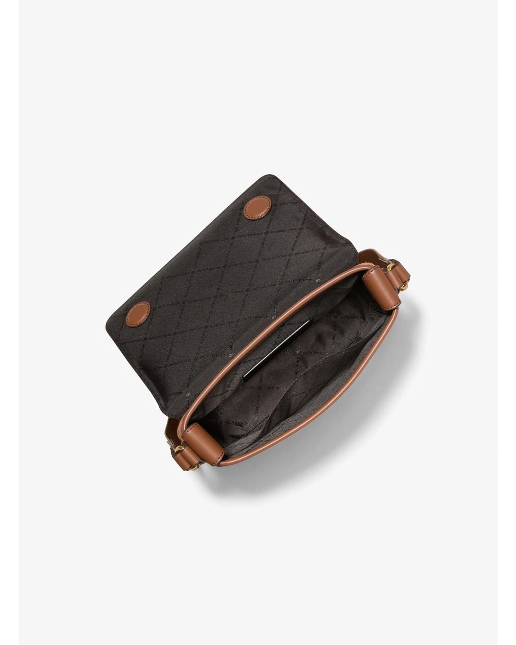 Michael Kors Brown Hudson Mini Suede Messenger Bag for men
