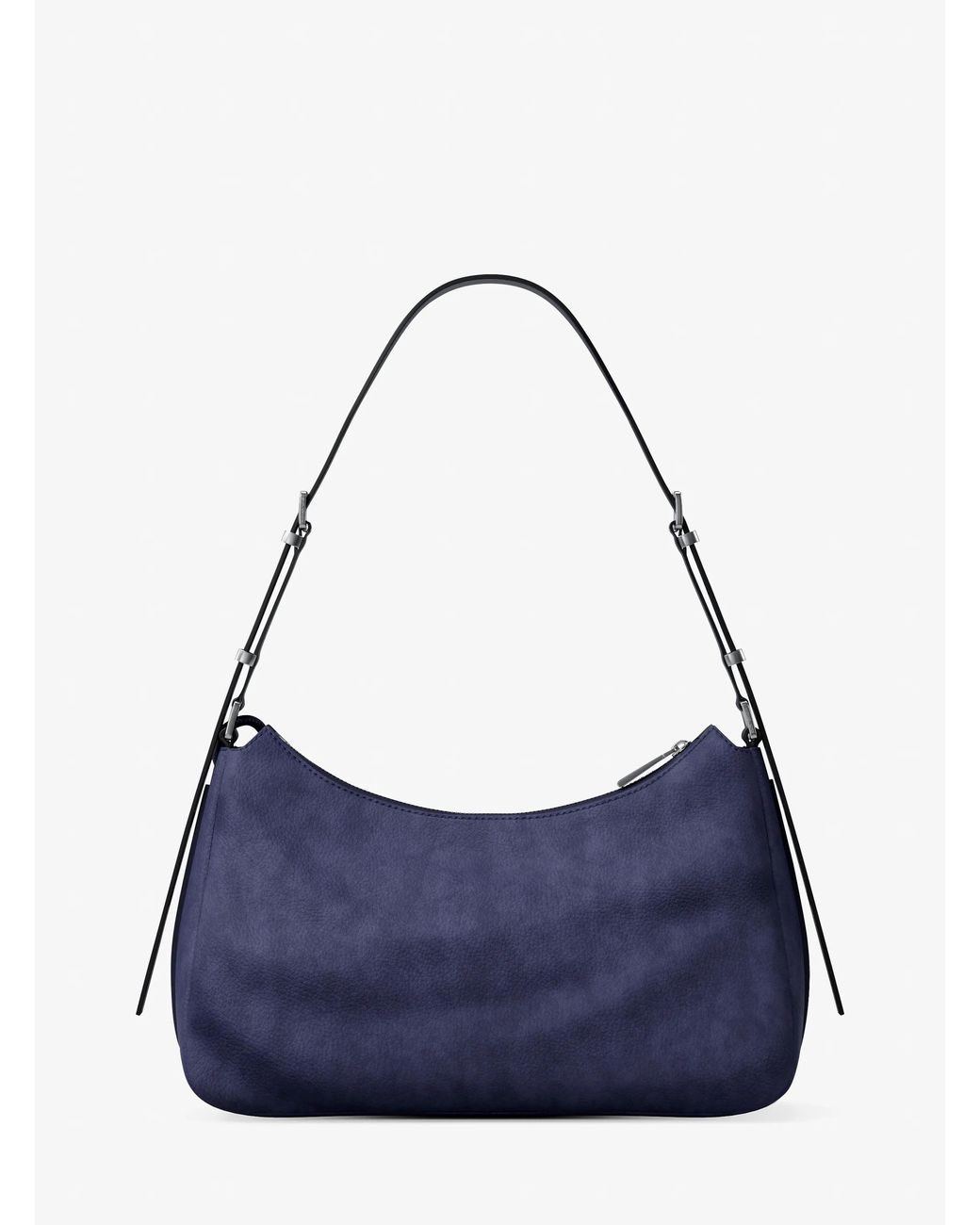MICHAEL Michael Kors Blue Nolita Medium Nubuck Shoulder Bag