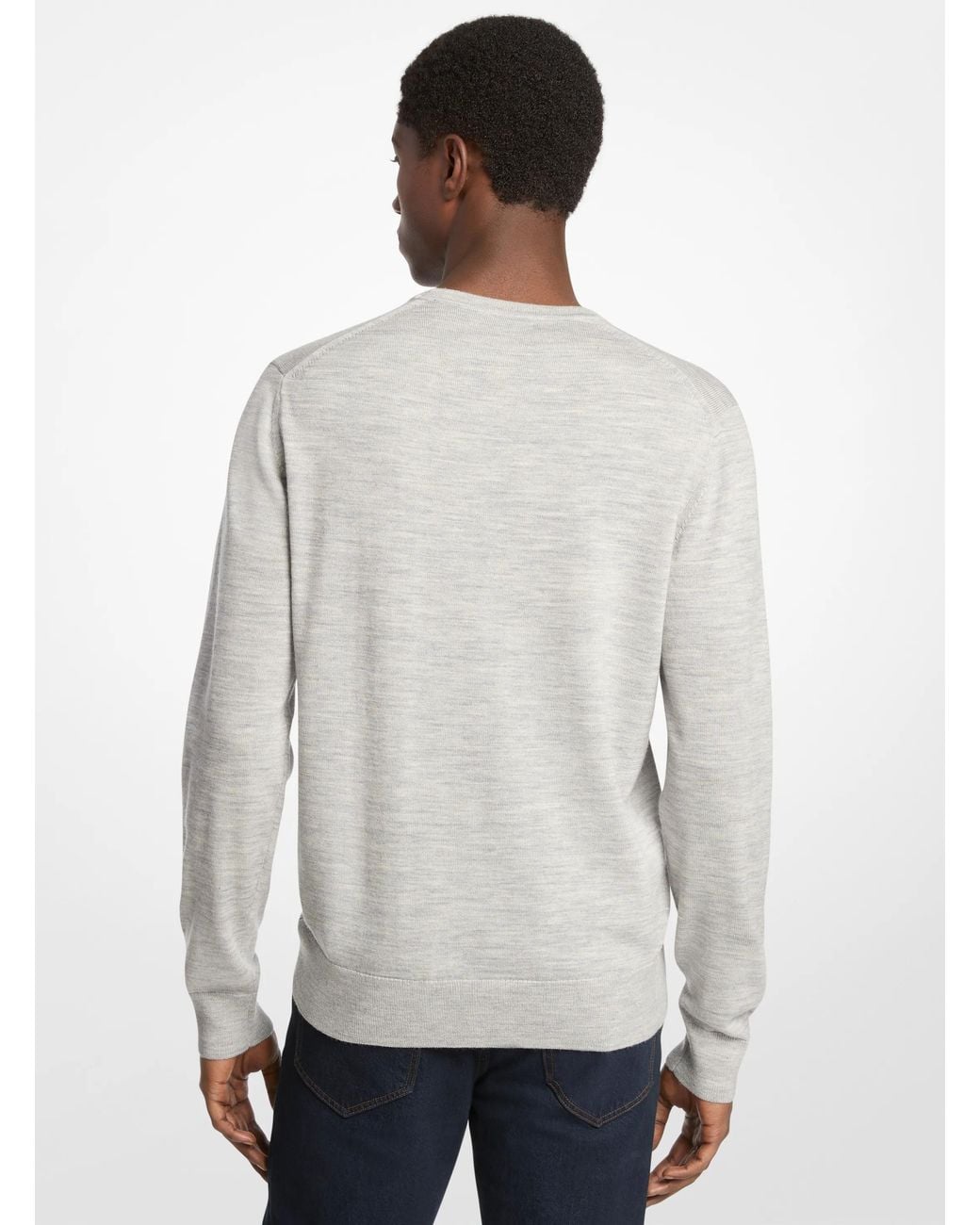 Michael Kors Gray Michael Kors Wool Sweater for men