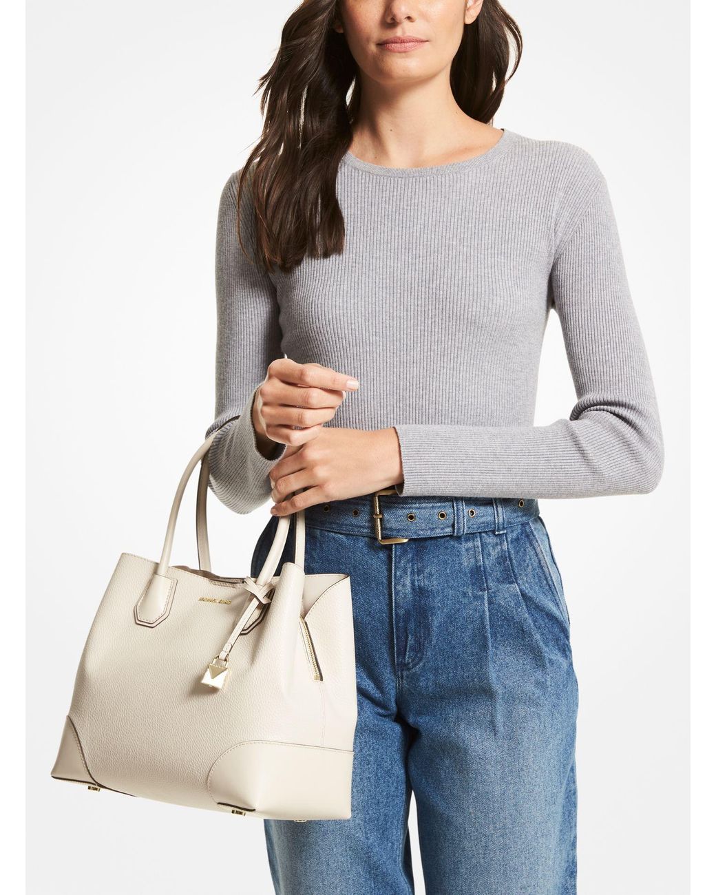 Mercer gallery medium leather tote deals