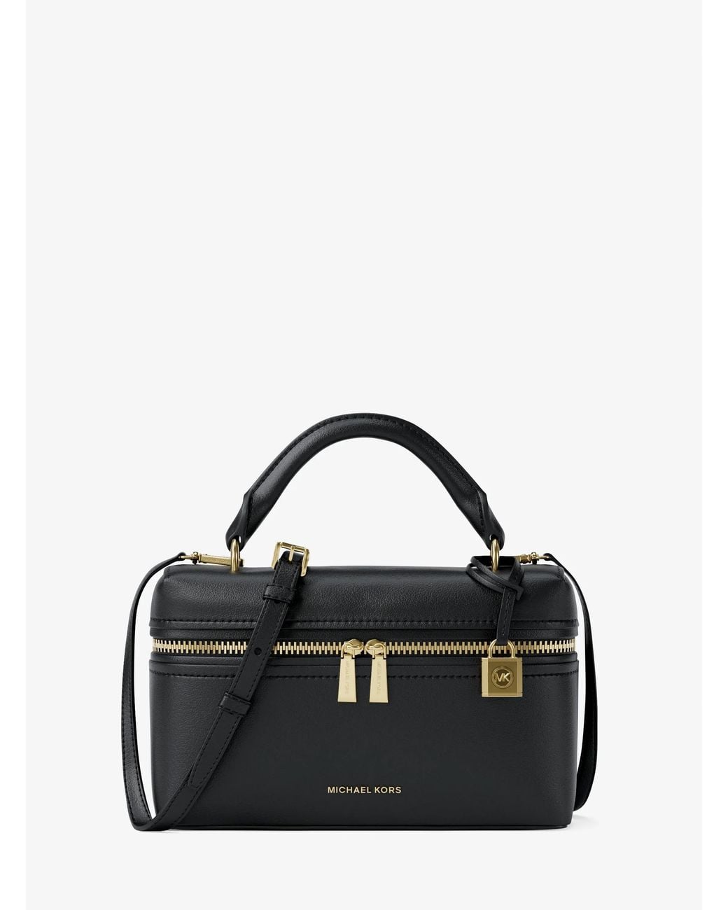 Michael Kors Black Michael Kors Jana Extra-Small Leather Convertible Crossbody Bag