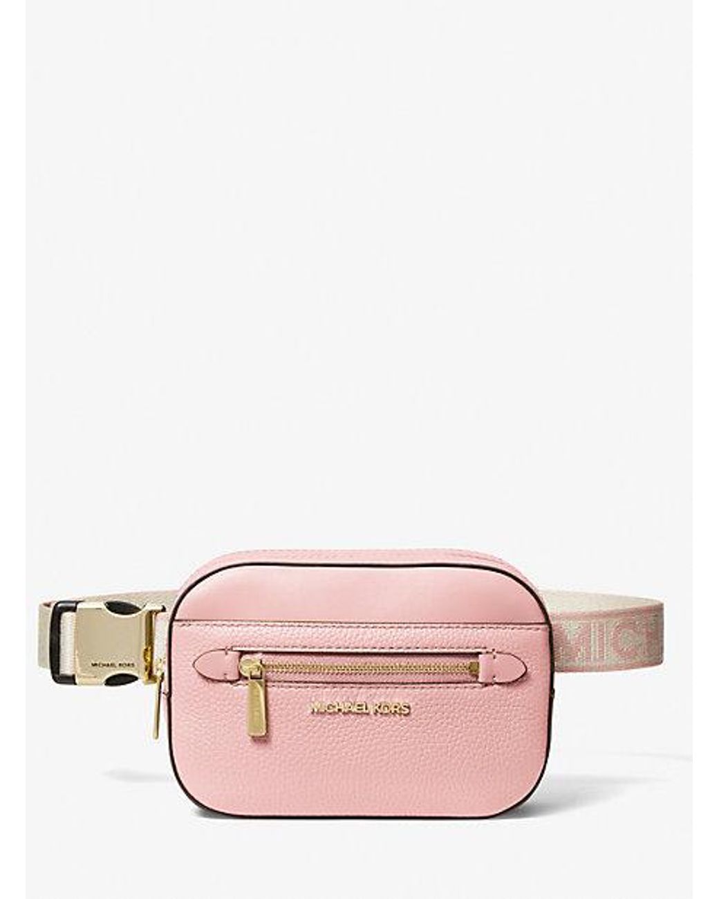 Michael kors belt clearance pink