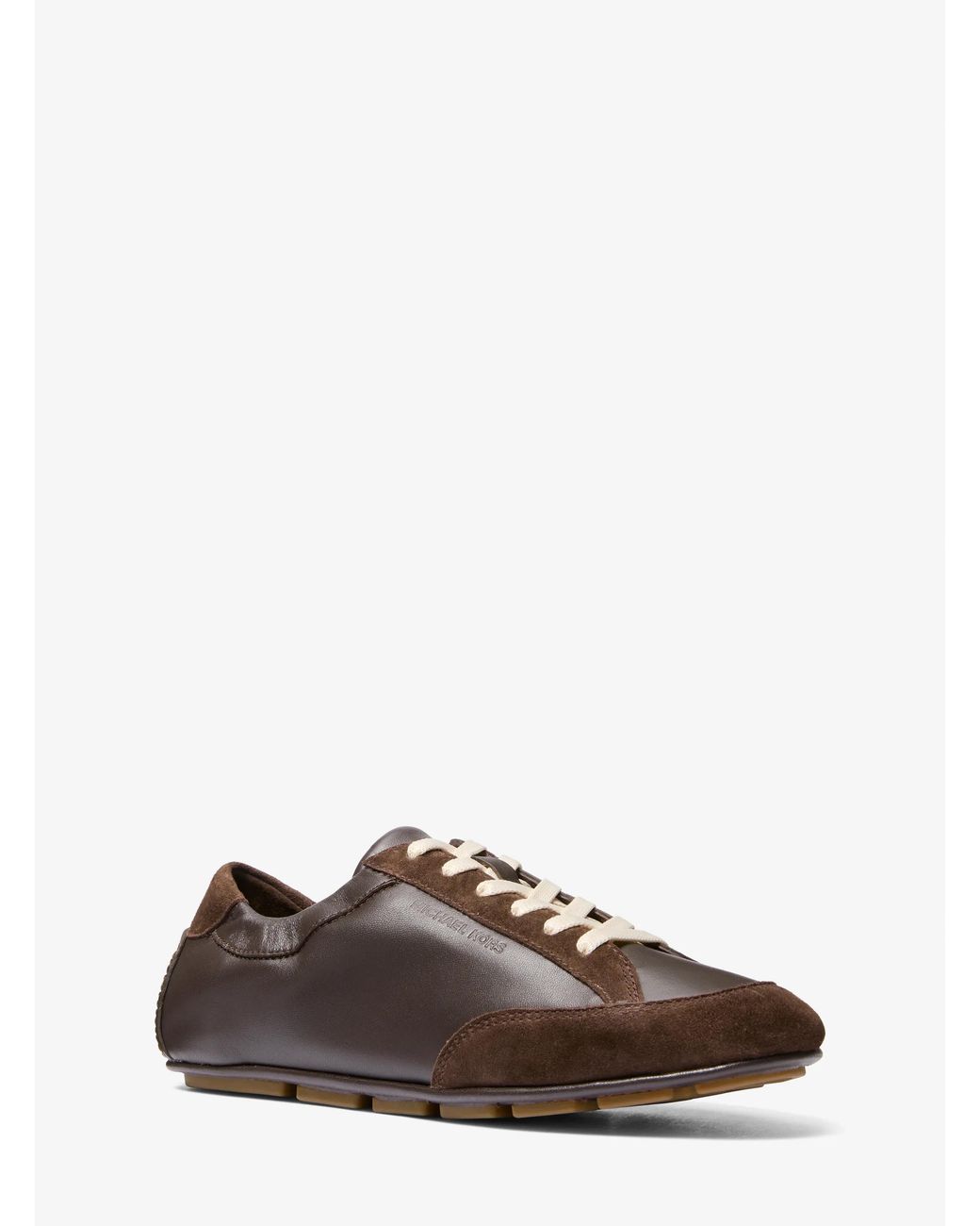 MICHAEL Michael Kors Brown Mk Susie Leather Trainer
