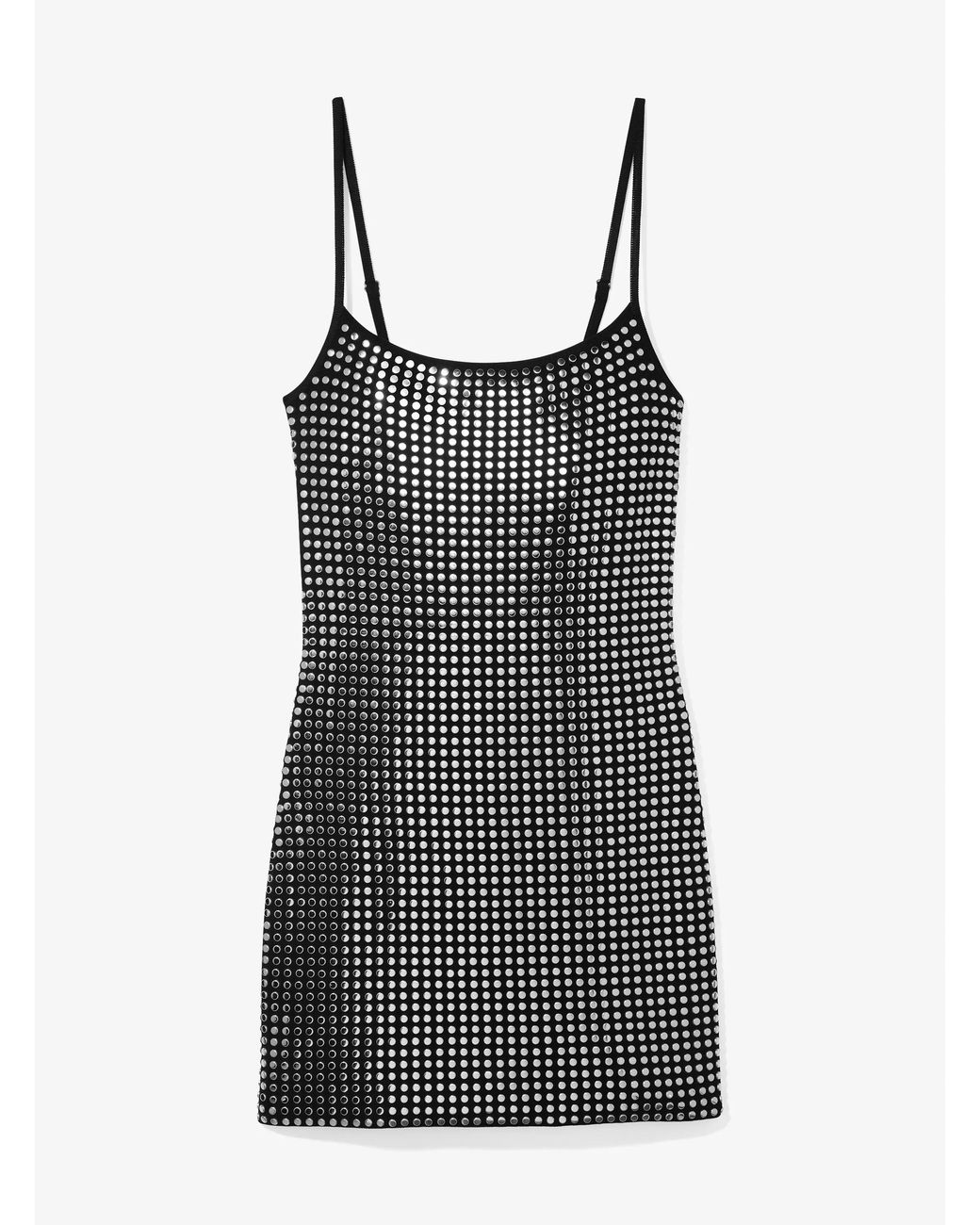 MICHAEL Michael Kors Metallic Michael Kors Studded Stretch Viscose Mini Dress