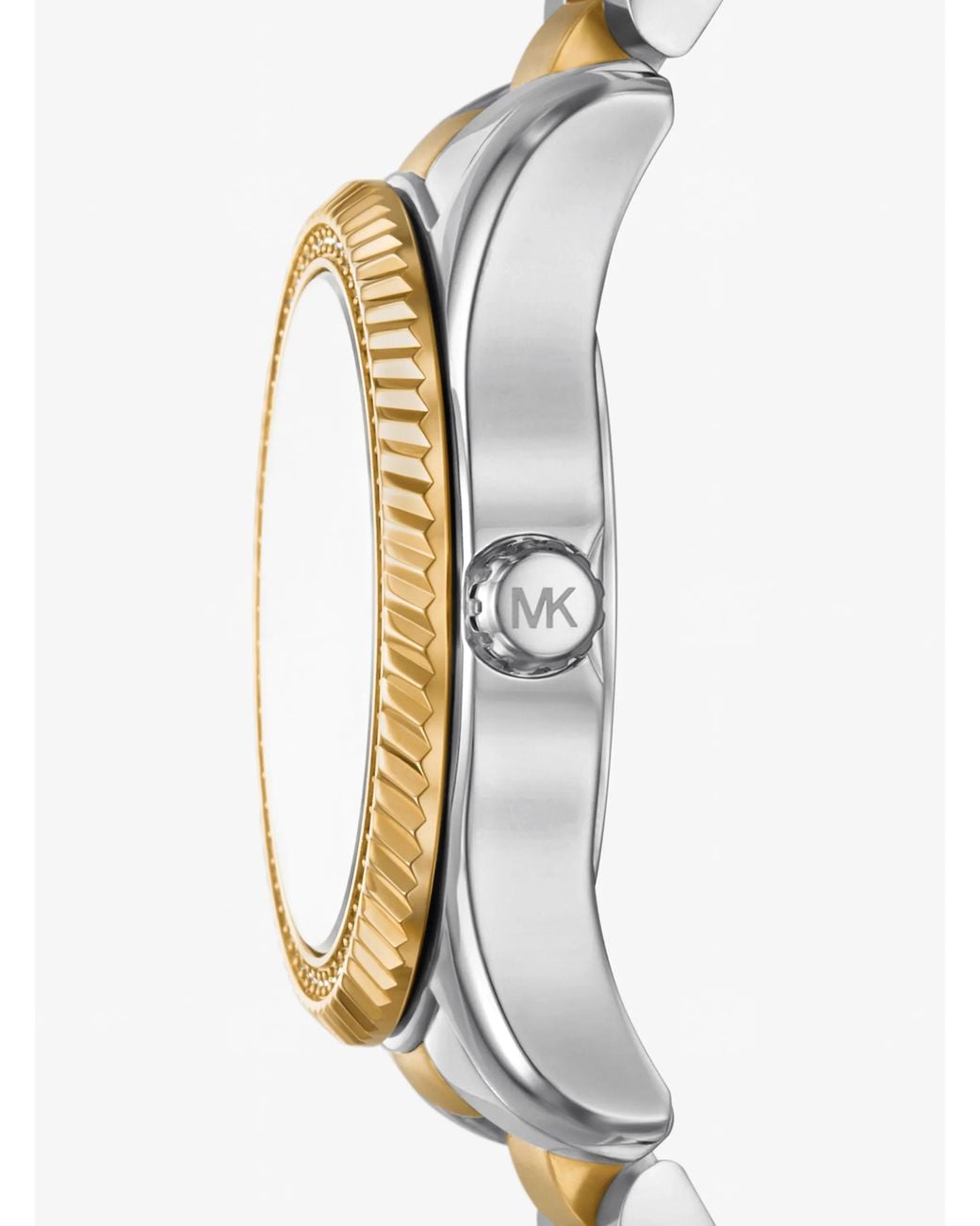 Michael Kors Metallic Mini Lexington Pavé Two-Tone Watch