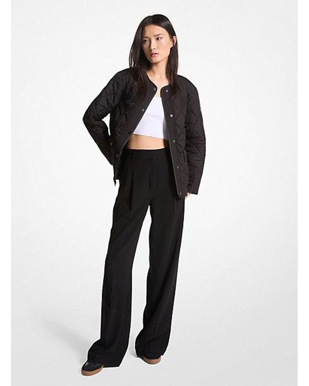 Michael kors quilted field cheap jacket