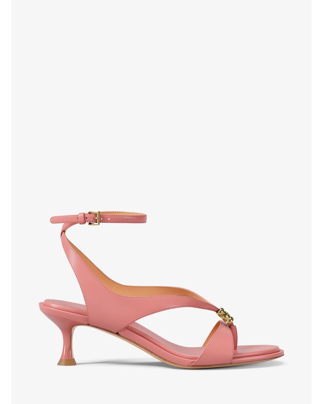 Michael Kors Pink Michael Kors Cherie Leather Sandal