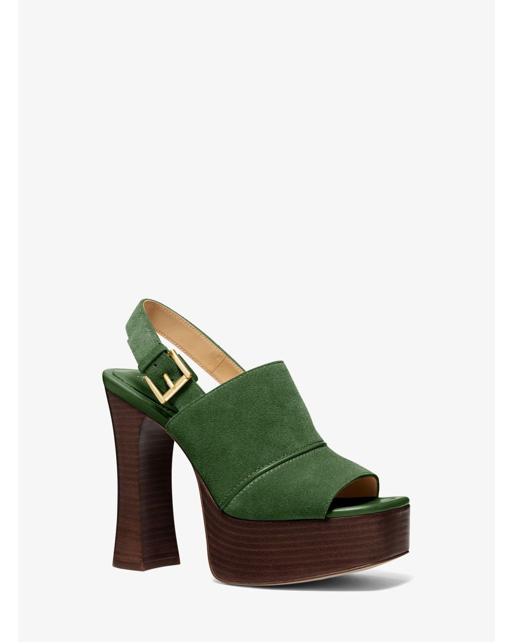 Michael kors wedges green discount
